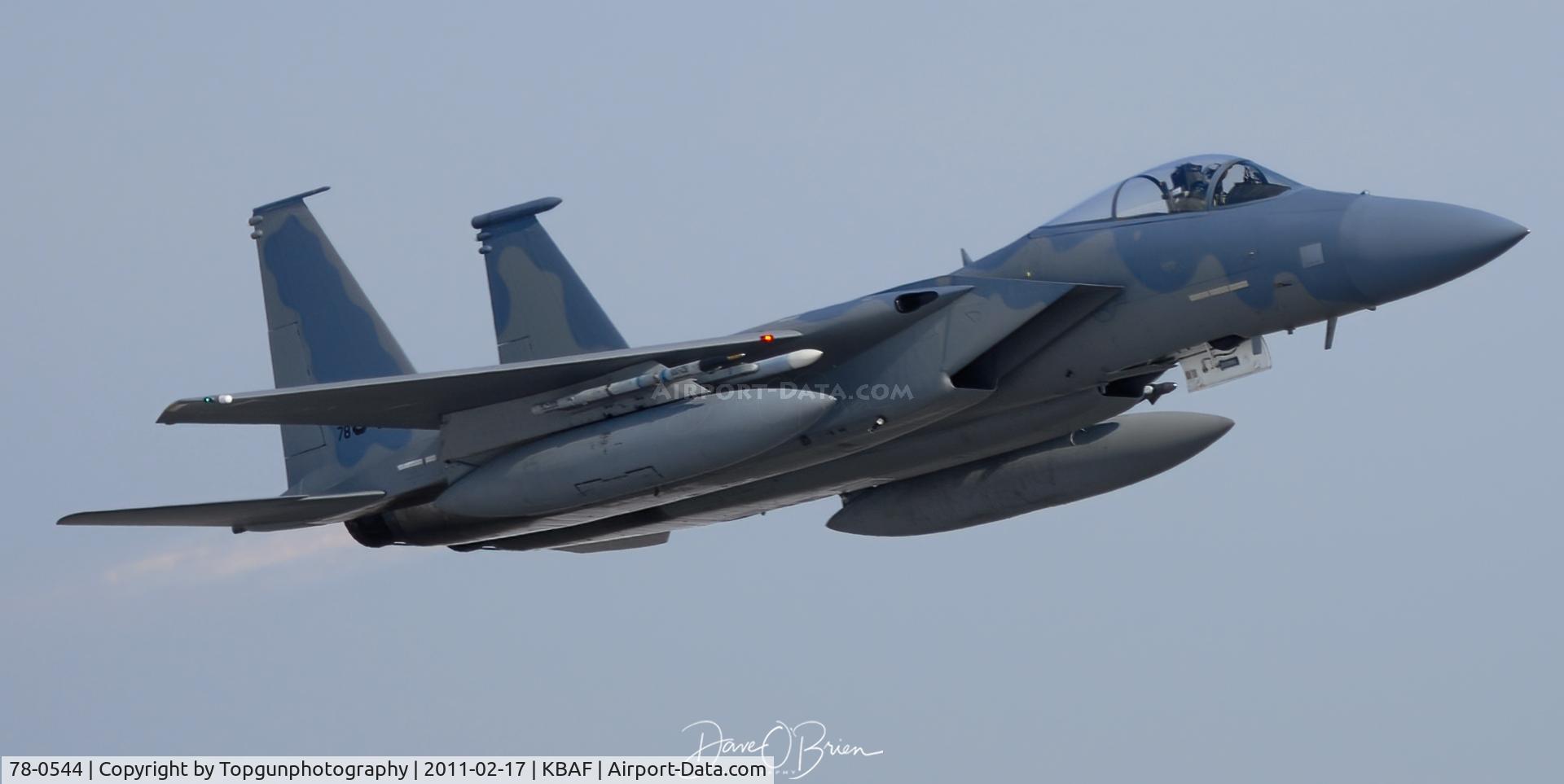 78-0544, McDonnell Douglas F-15C Eagle C/N 0535/C077, KILLER22 off for training