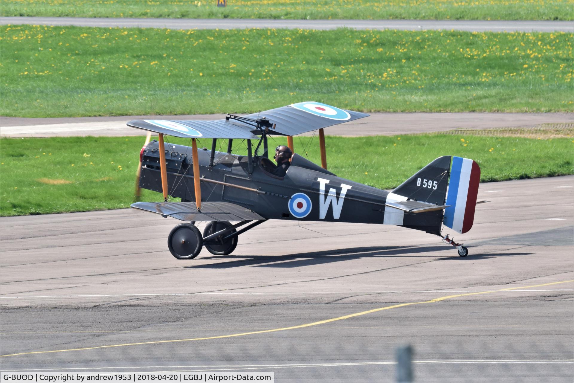 G-BUOD, 1995 Royal Aircraft Factory SE-5A Replica C/N PFA 020-10474, G-BUOD at Gloucestershire Airport.