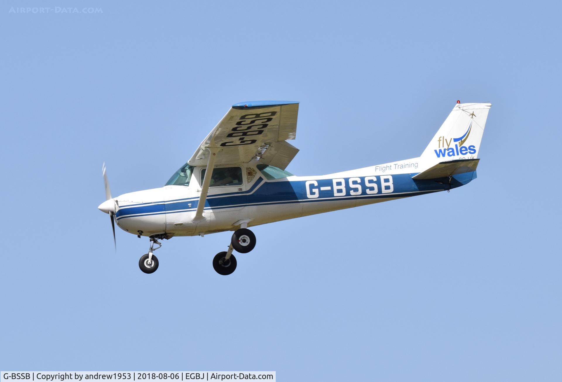 G-BSSB, 1972 Cessna 150L C/N 150-74147, G-BSSB at Gloucestershire Airport.