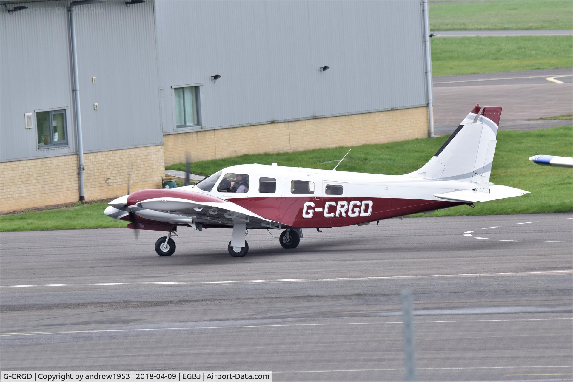 G-CRGD, 2003 Piper PA-34-220T Seneca V C/N 34-49300, G-CRGD at Gloucestershire Airport.
