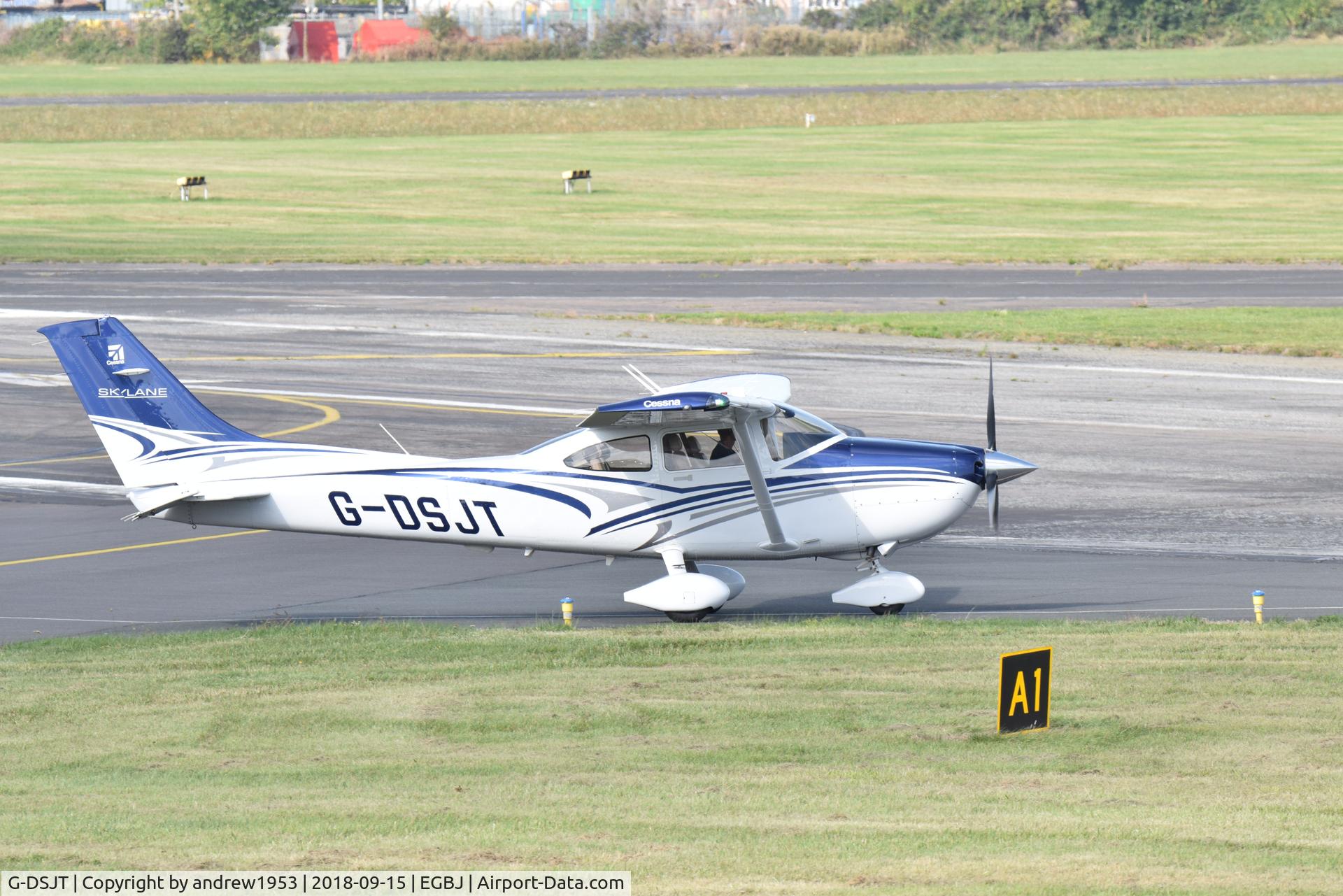 G-DSJT, 2015 Cessna 182T Skylane Skylane C/N 18282385, G-DSJT at Gloucestershire Airport.