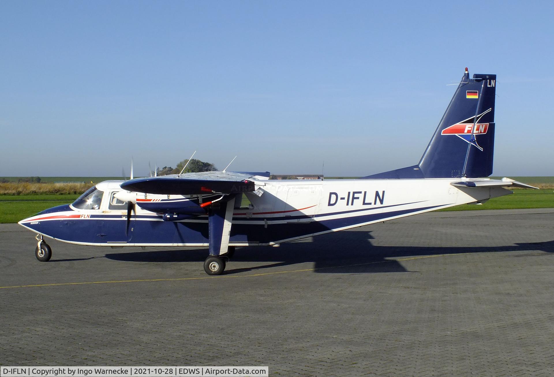 D-IFLN, 2007 Britten-Norman BN-2B-20 Islander C/N 2307, Britten-Norman BN-2B-20 Islander of FLN Frisia Luftverkehr at Norden-Norddeich airfield