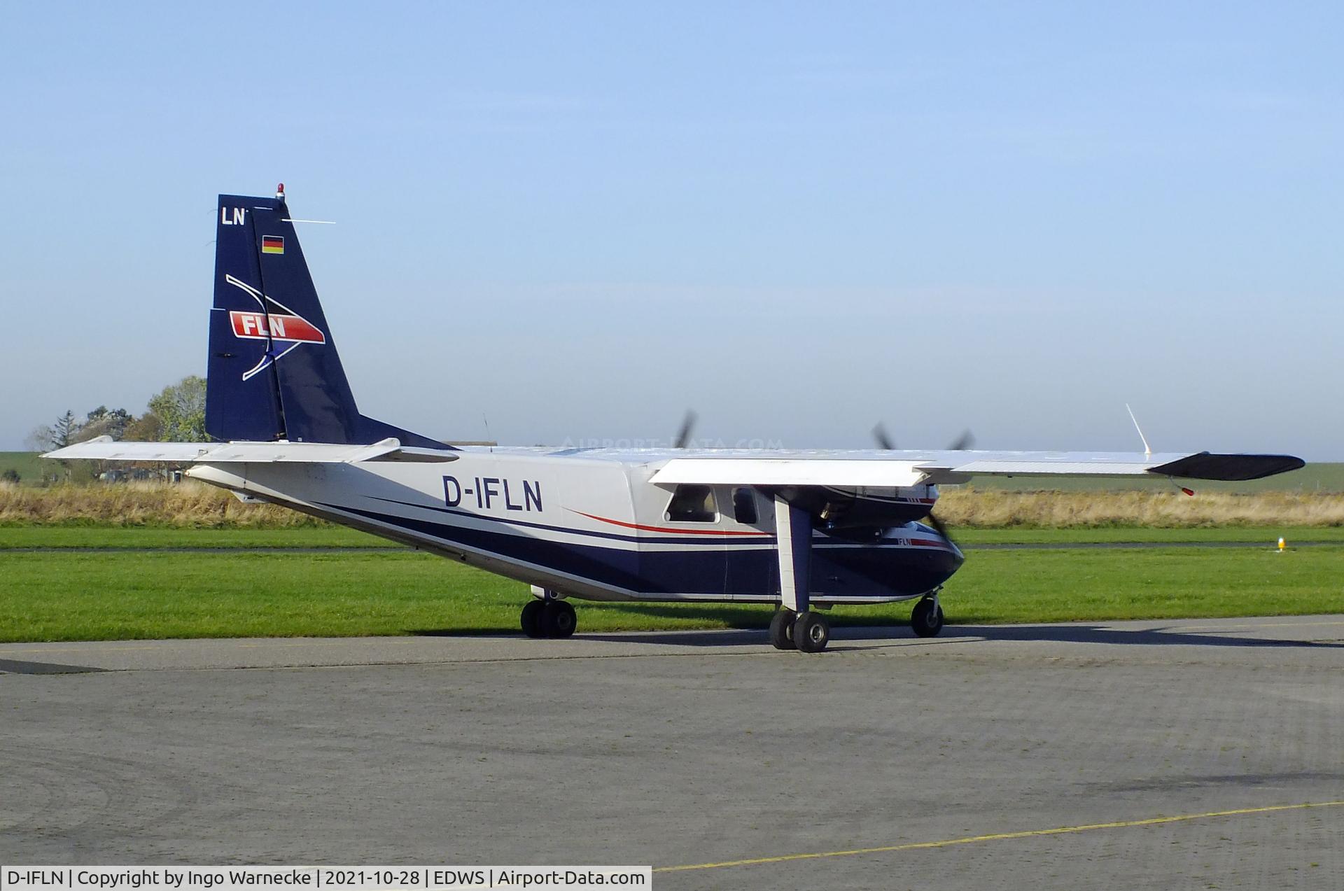 D-IFLN, 2007 Britten-Norman BN-2B-20 Islander C/N 2307, Britten-Norman BN-2B-20 Islander of FLN Frisia Luftverkehr at Norden-Norddeich airfield