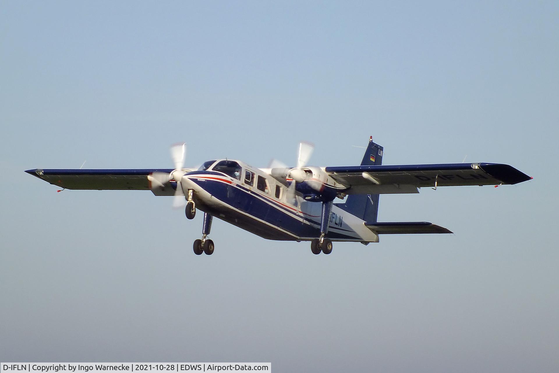 D-IFLN, 2007 Britten-Norman BN-2B-20 Islander C/N 2307, Britten-Norman BN-2B-20 Islander of FLN Frisia Luftverkehr at Norden-Norddeich airfield