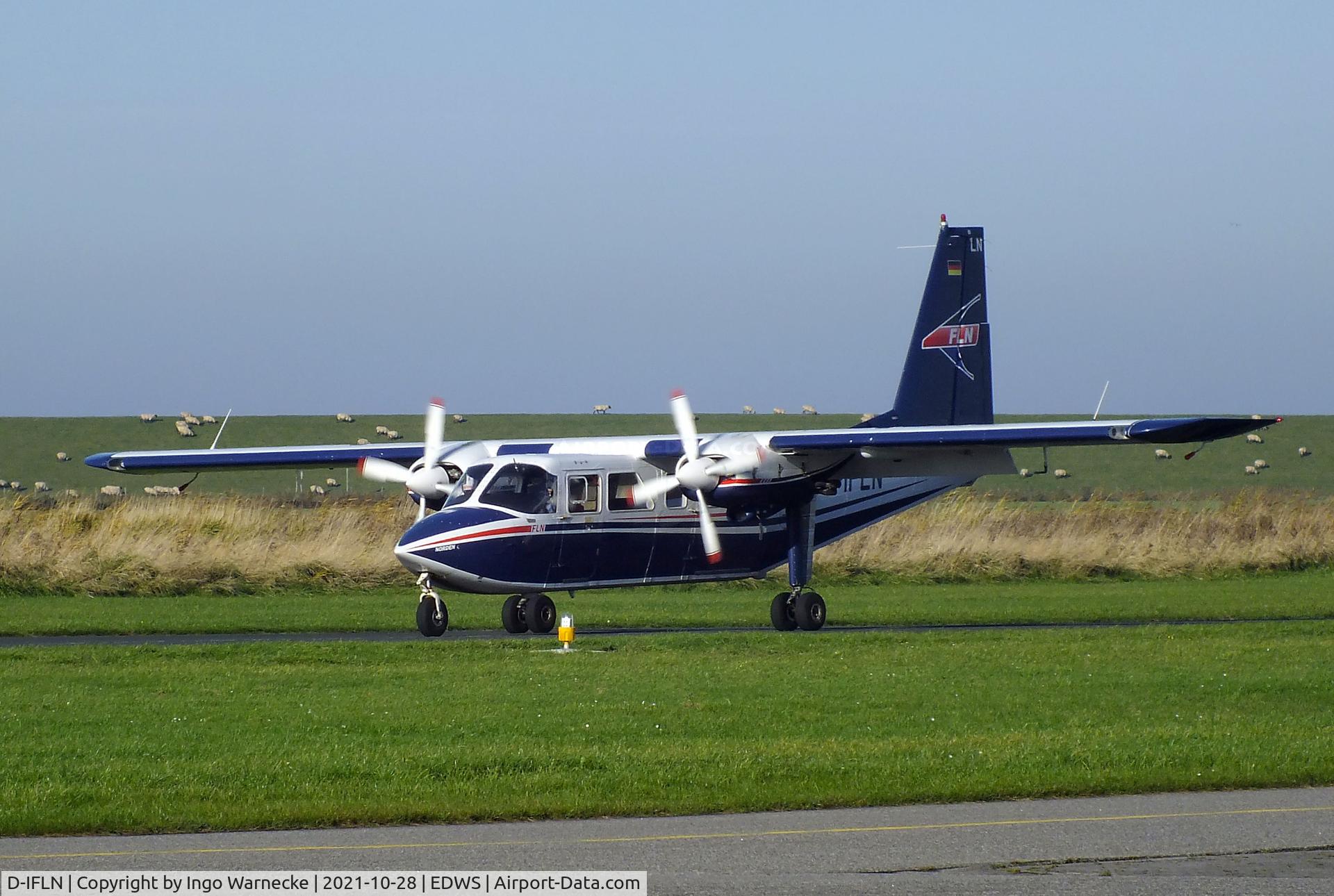D-IFLN, 2007 Britten-Norman BN-2B-20 Islander C/N 2307, Britten-Norman BN-2B-20 Islander of FLN Frisia Luftverkehr at Norden-Norddeich airfield