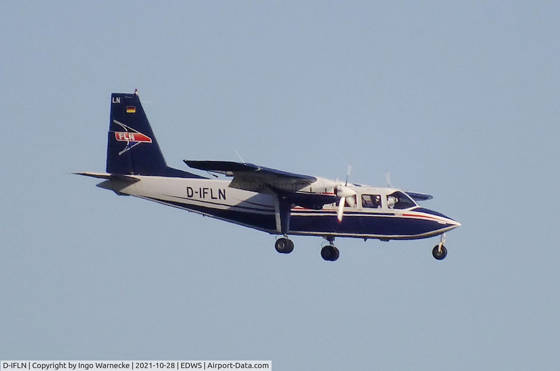 D-IFLN, 2007 Britten-Norman BN-2B-20 Islander C/N 2307, Britten-Norman BN-2B-20 Islander of FLN Frisia Luftverkehr at Norden-Norddeich airfield