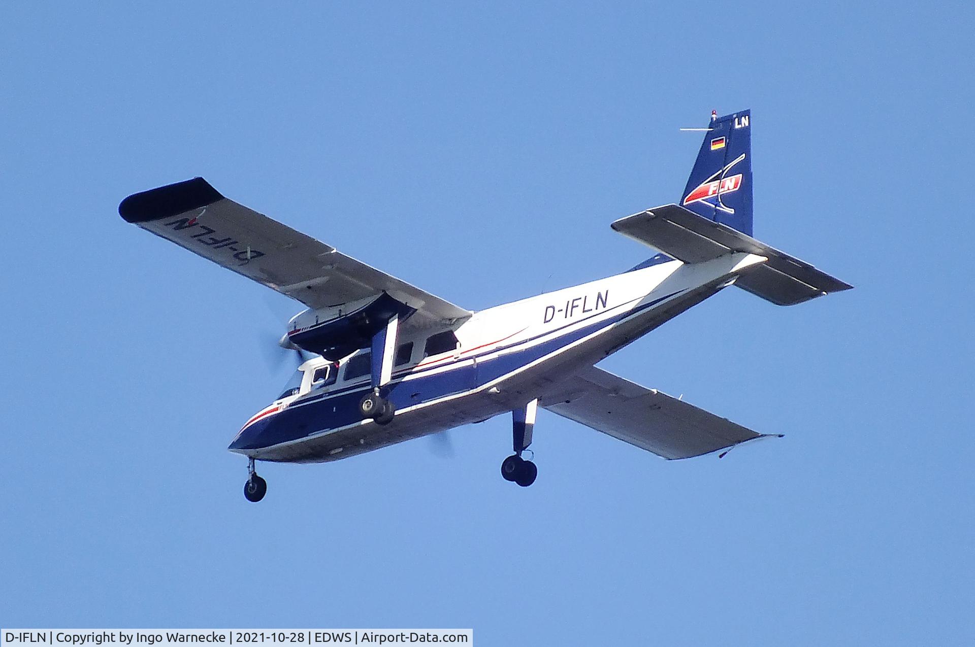 D-IFLN, 2007 Britten-Norman BN-2B-20 Islander C/N 2307, Britten-Norman BN-2B-20 Islander of FLN Frisia Luftverkehr at Norden-Norddeich airfield