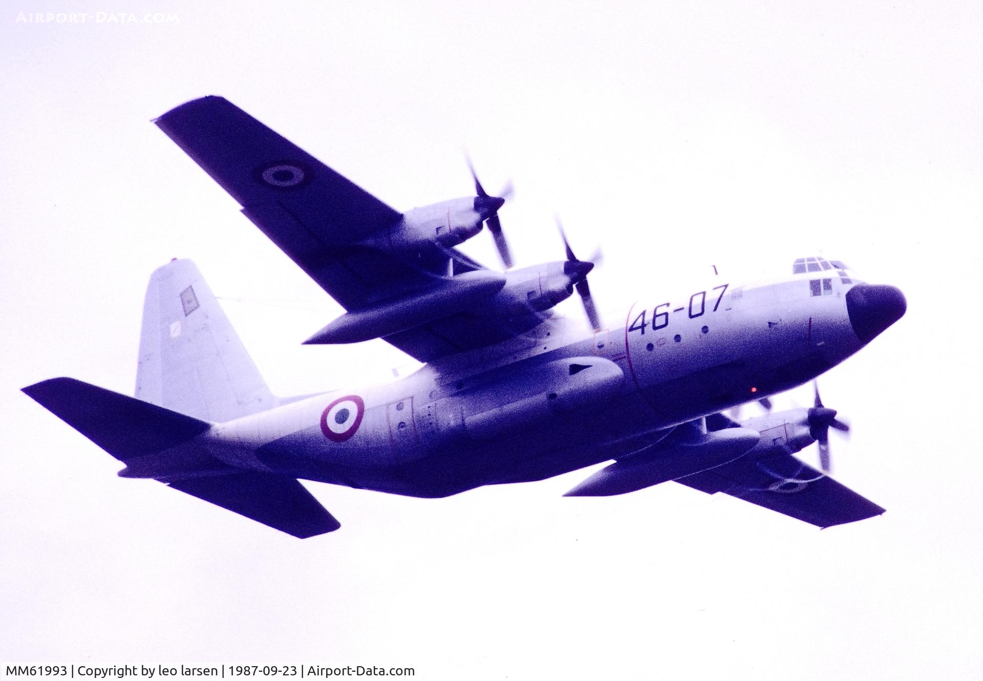 MM61993, 1971 Lockheed C-130H Hercules C/N 382-4451, Vaerloese Air Base Denmark 23.9.1987