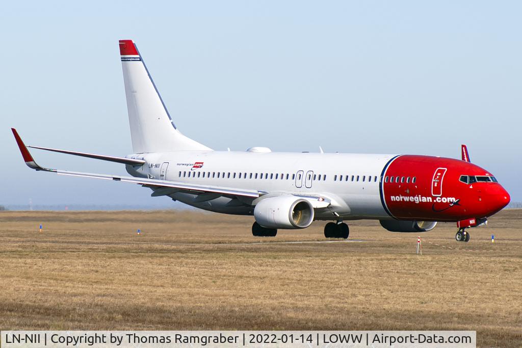 LN-NII, 2014 Boeing 737-8JP C/N 43877, Norwegian Boeing 737-800