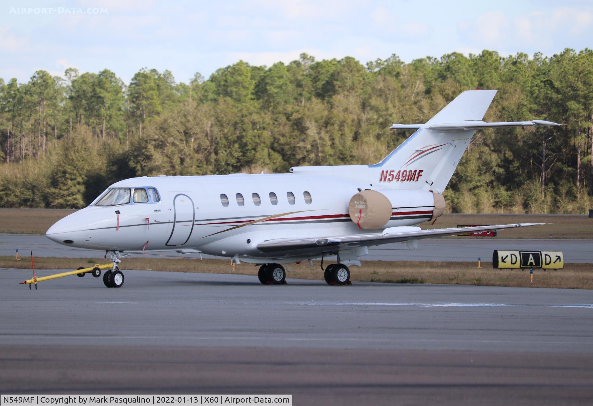 N549MF, 1989 British Aerospace Hawker 800A C/N 258152, Hawker 800A