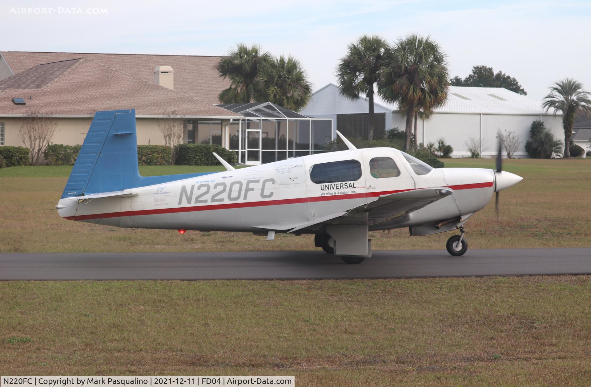N220FC, 1993 Mooney M20J 201 C/N 24-3282, Mooney M20J
