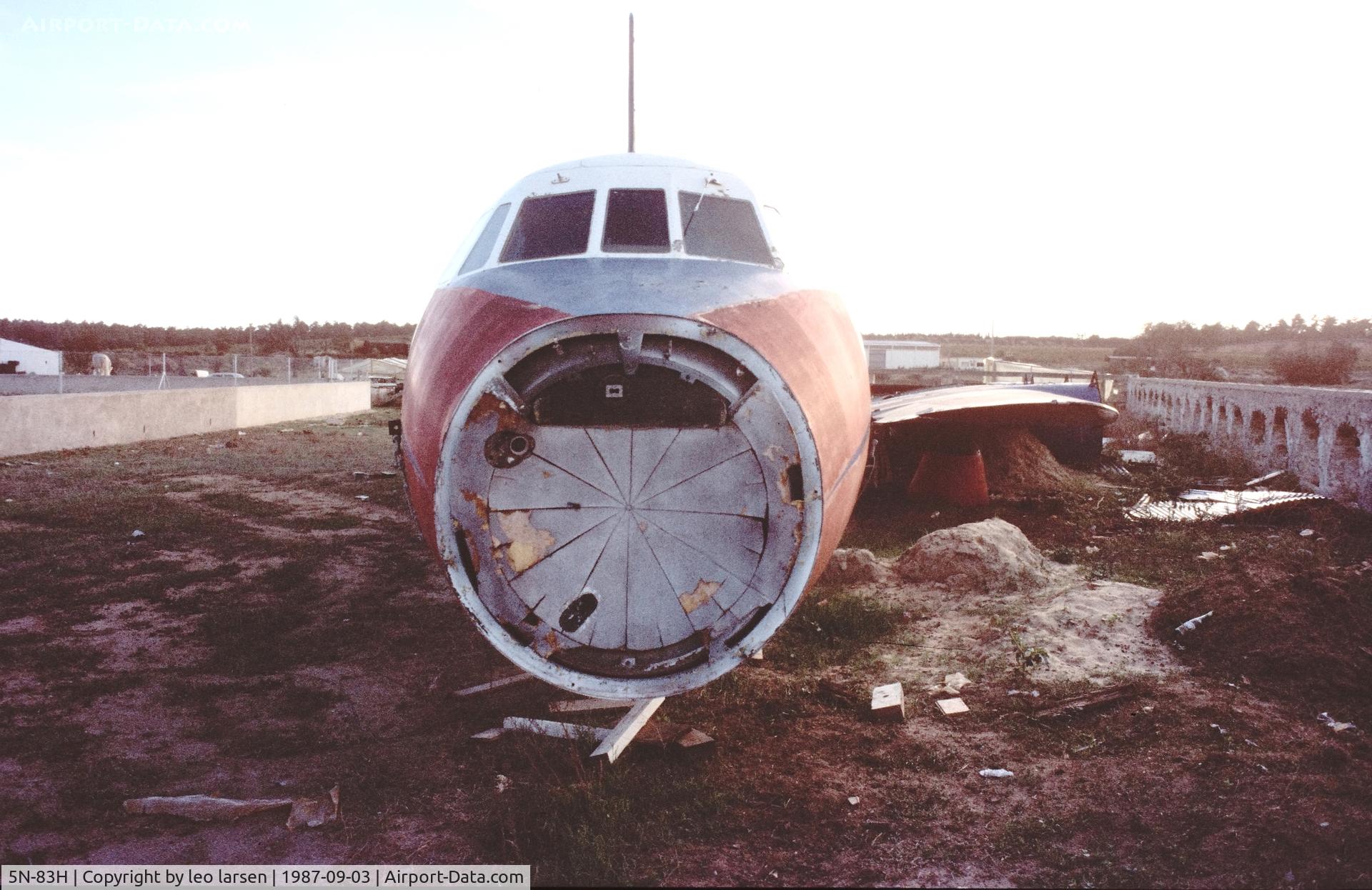 5N-83H, 1955 Lockheed L-1049G Super Constellation C/N 4616, Near Faro 3.9.1987