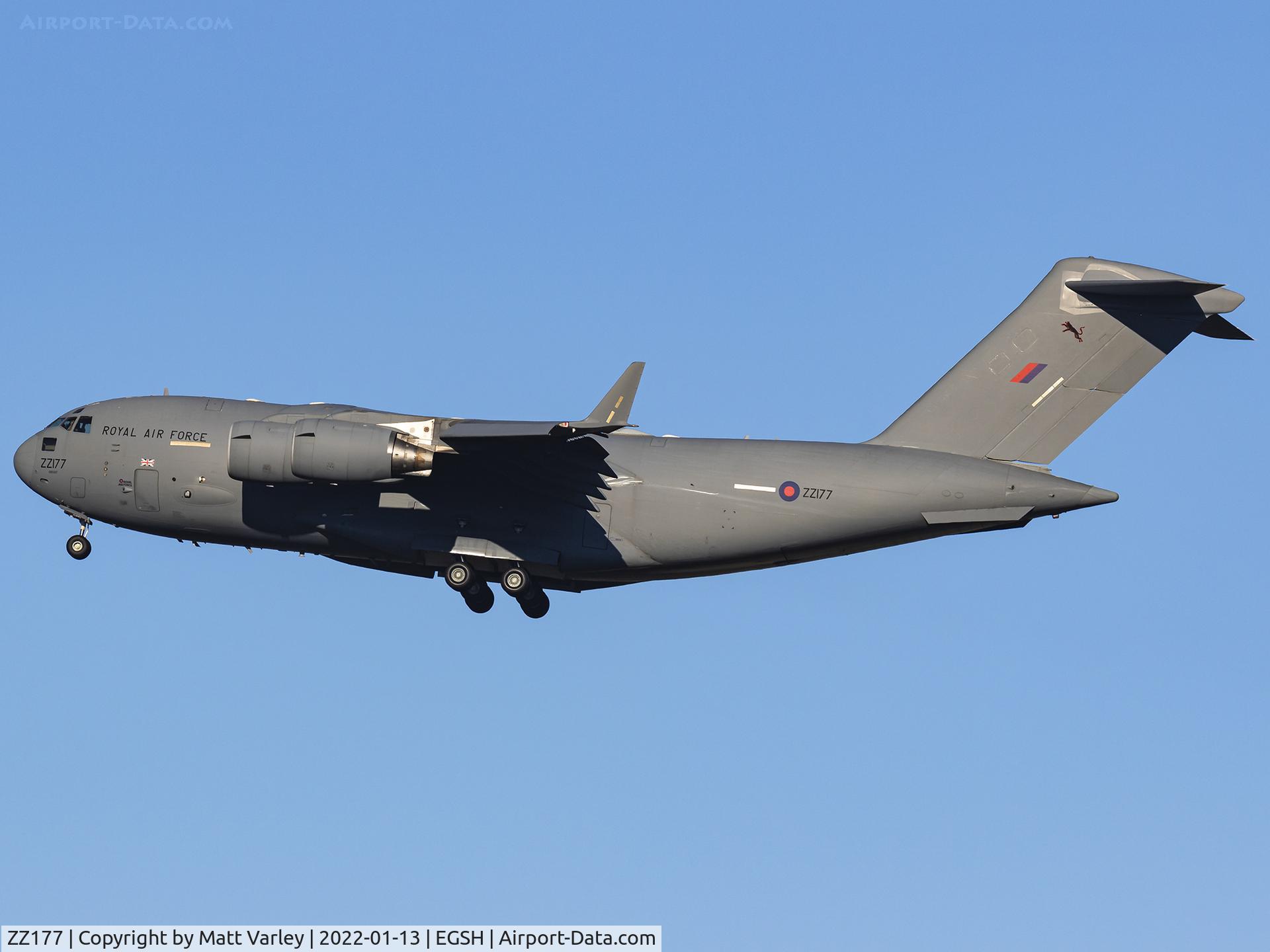 ZZ177, 2010 Boeing C-17A Globemaster III C/N F-227, 