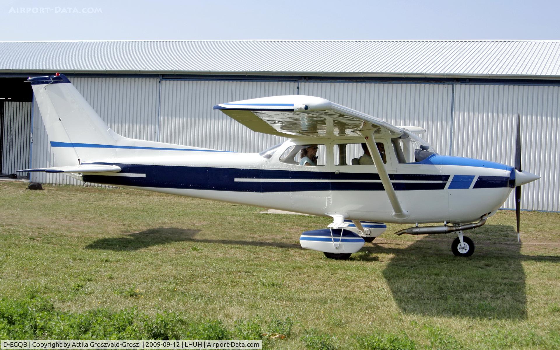 D-EGQB, 1977 Reims F172N Skyhawk Skyhawk C/N 1638, LHUH - Urhida Airport, Hungary. He no longer has a German registration, but is not yet registered in Hungary