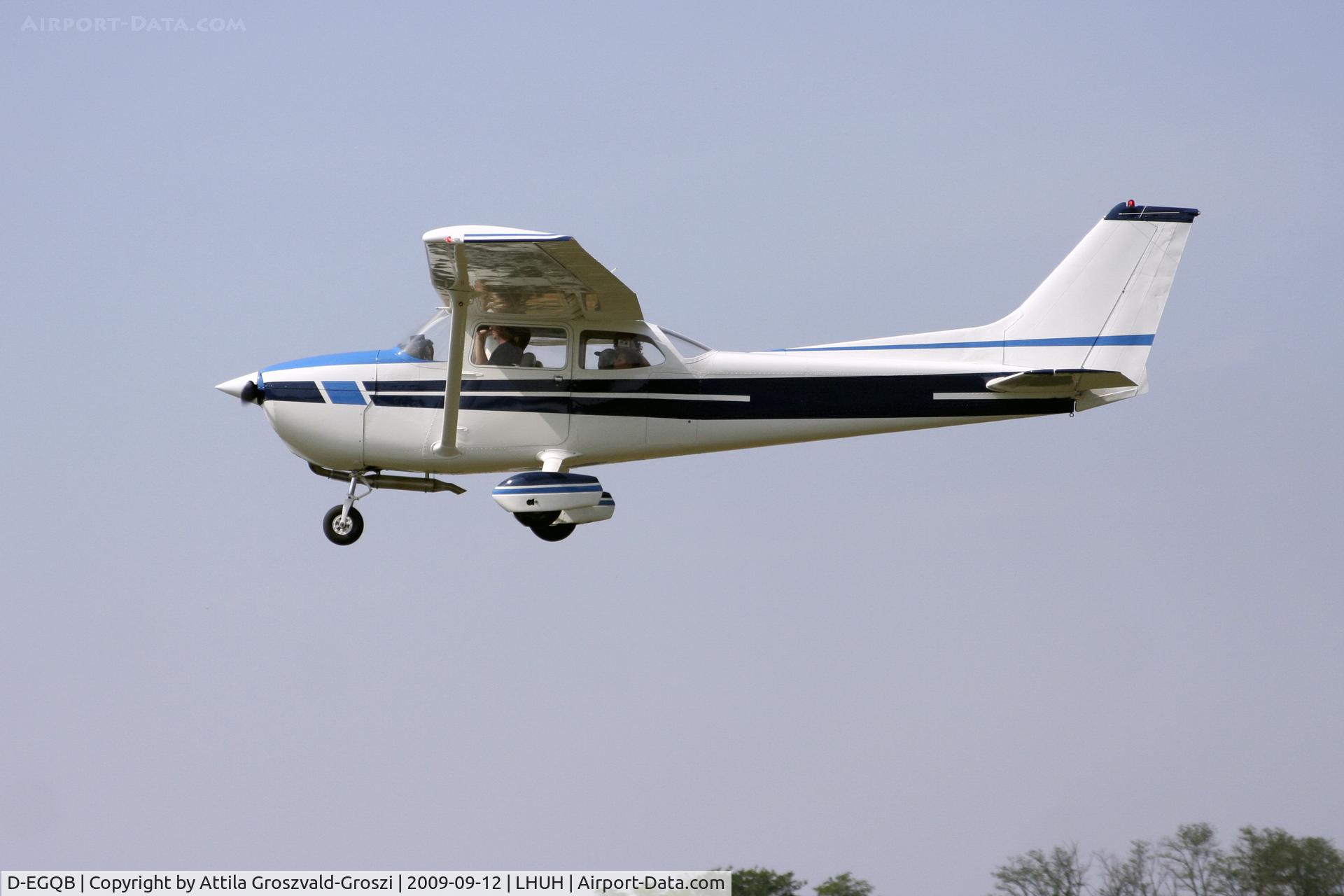 D-EGQB, 1977 Reims F172N Skyhawk Skyhawk C/N 1638, LHUH - Urhida Airport, Hungary. He no longer has a German registration, but is not yet registered in Hungary