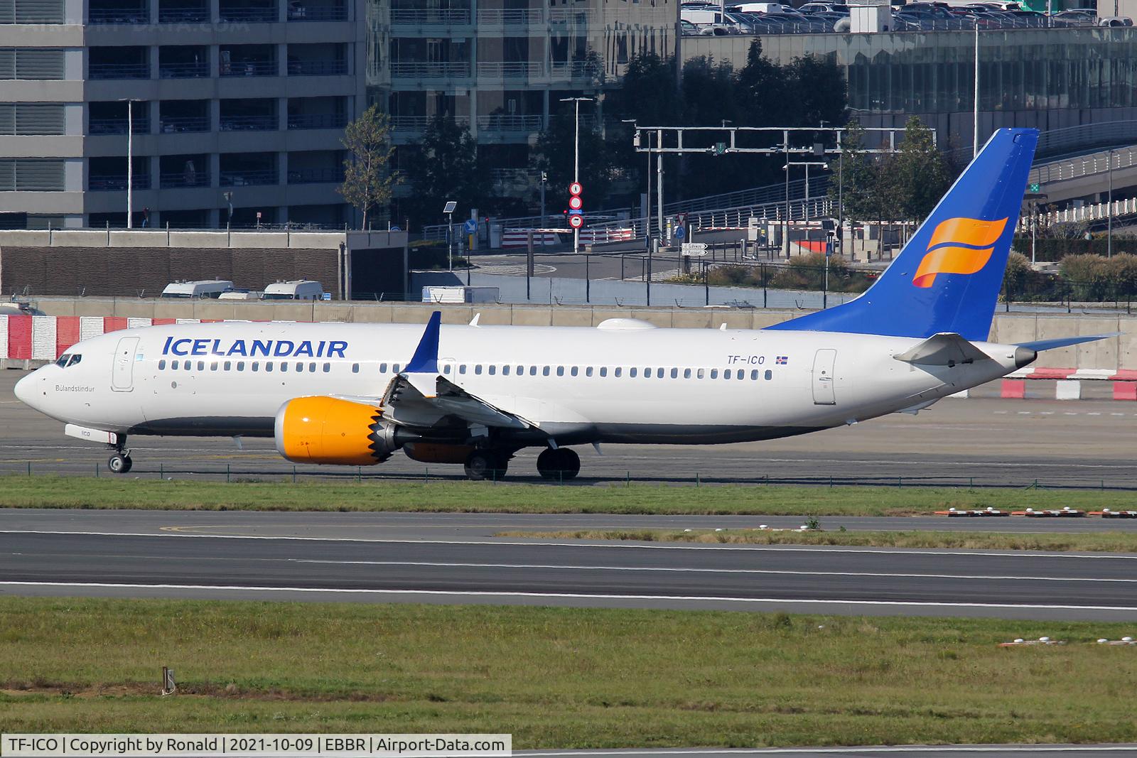 TF-ICO, 2019 Boeing 737-8 MAX C/N 44358, at bru