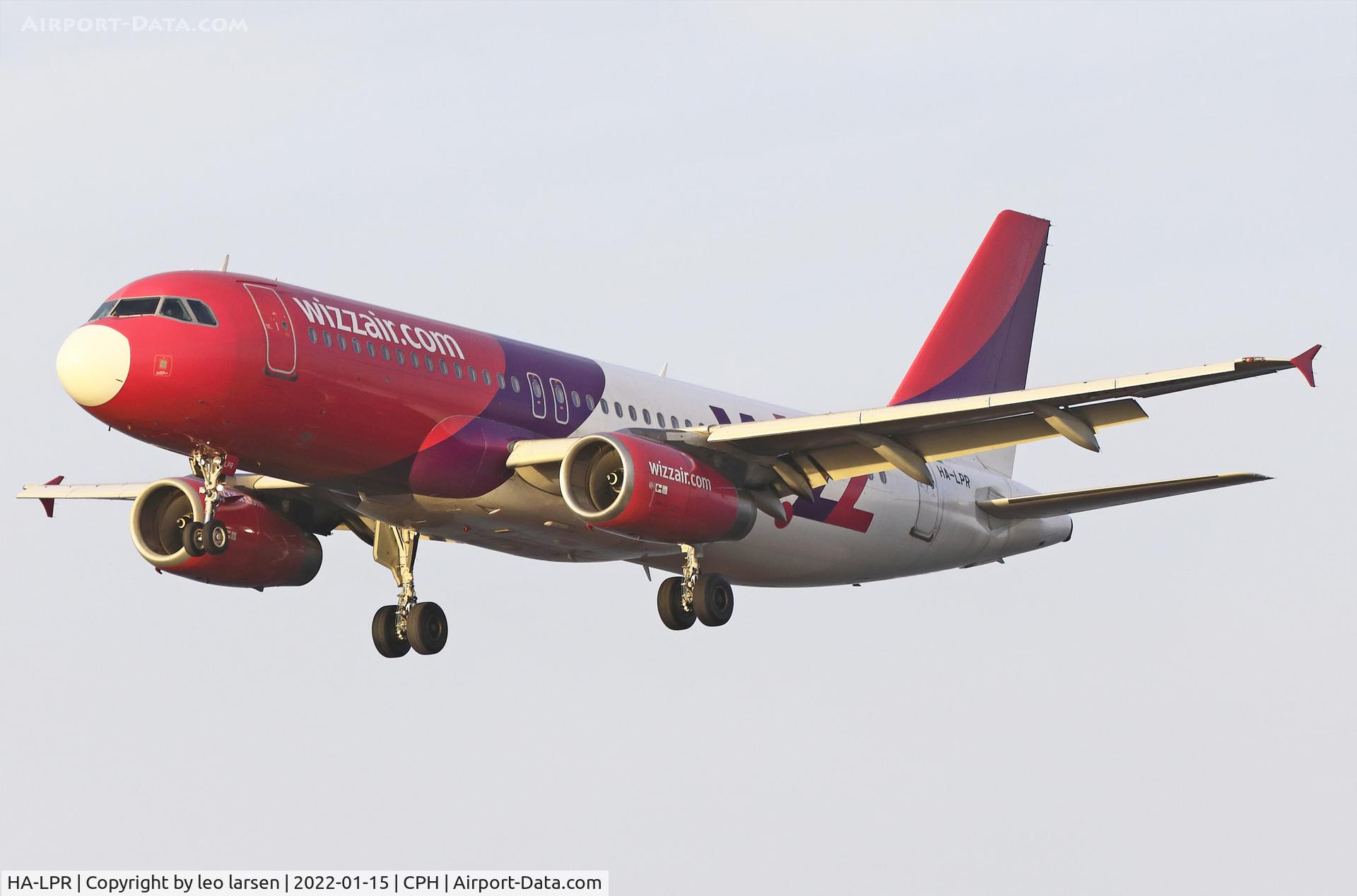 HA-LPR, 2008 Airbus A320-232 C/N 3430, Copenhagen 15.1.2022