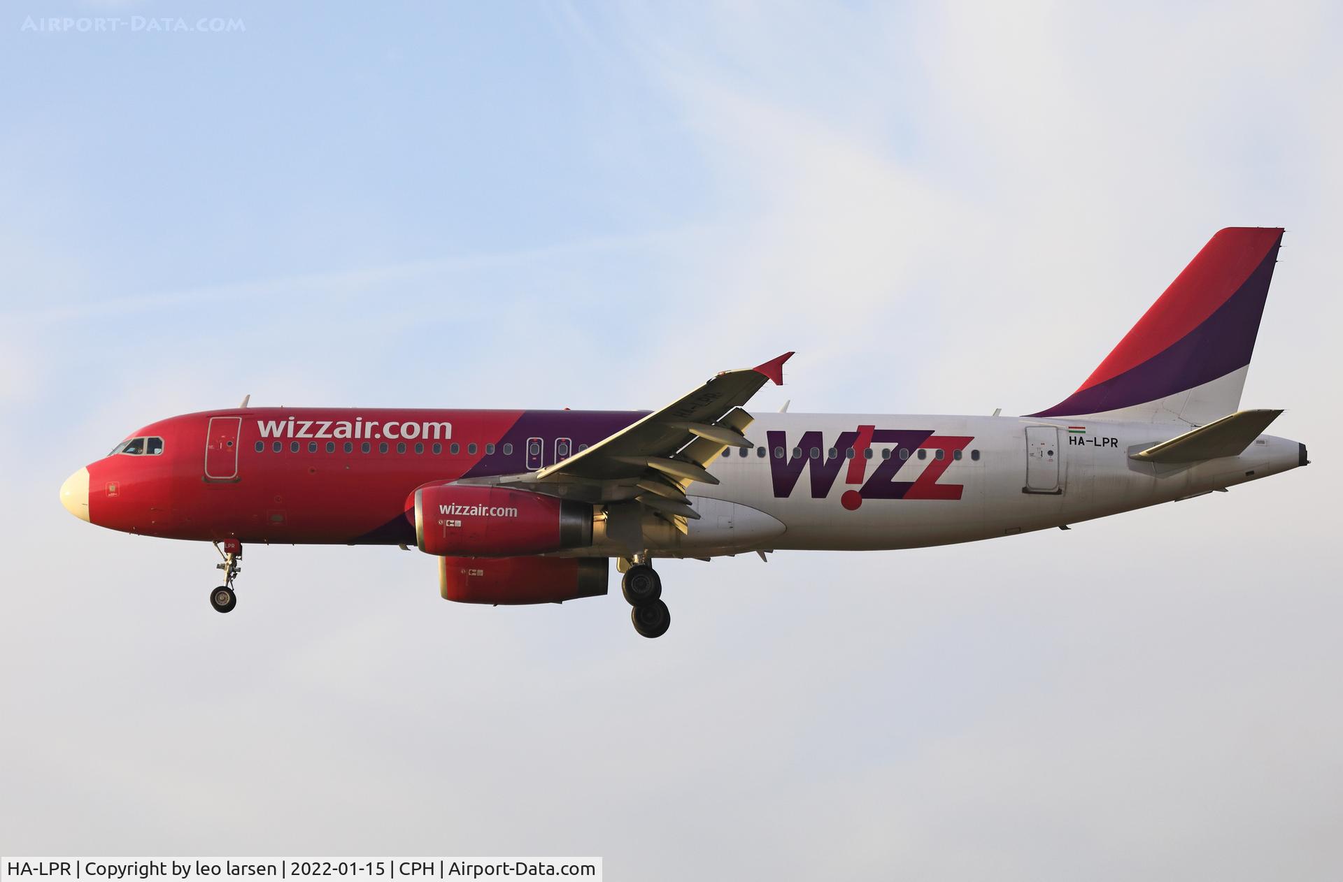 HA-LPR, 2008 Airbus A320-232 C/N 3430, Copenhagen 15.1.2022