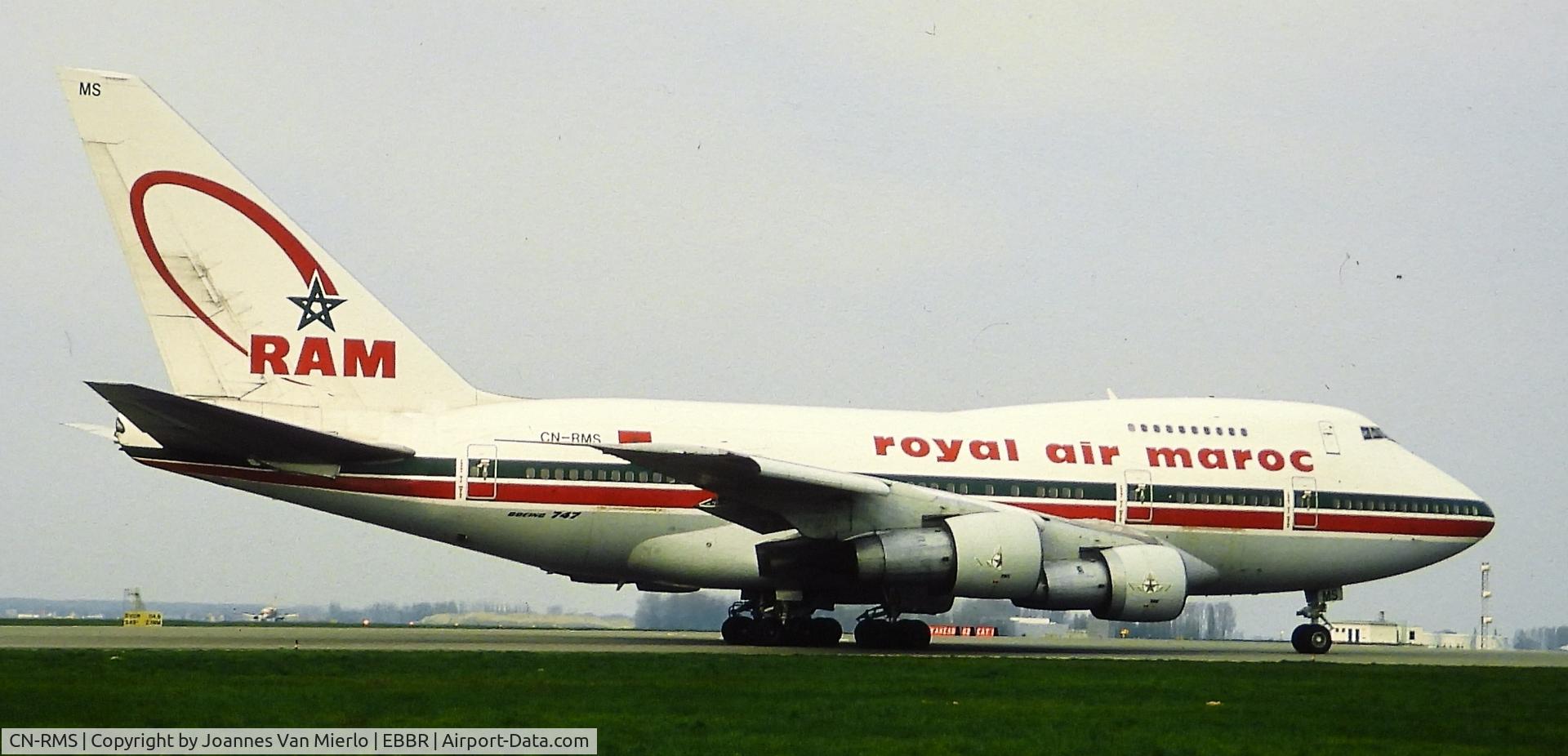 CN-RMS, 1976 Boeing 747SP-44 C/N 21253, Slide scan