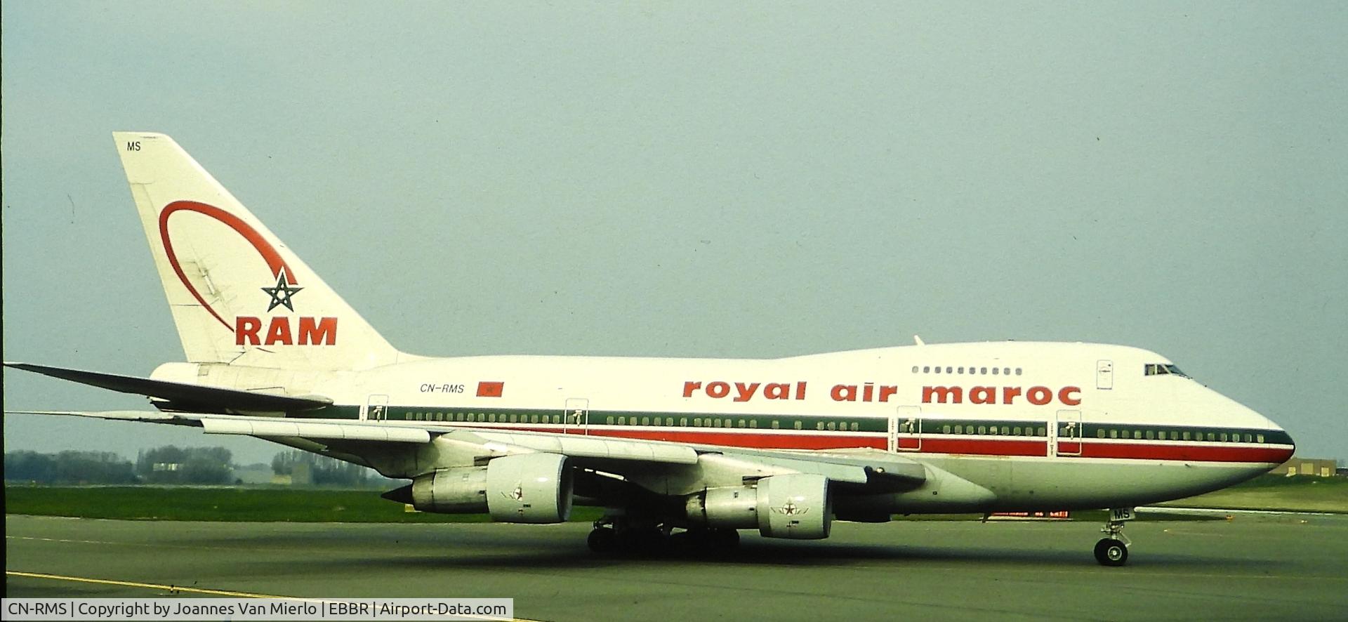 CN-RMS, 1976 Boeing 747SP-44 C/N 21253, Slide scan