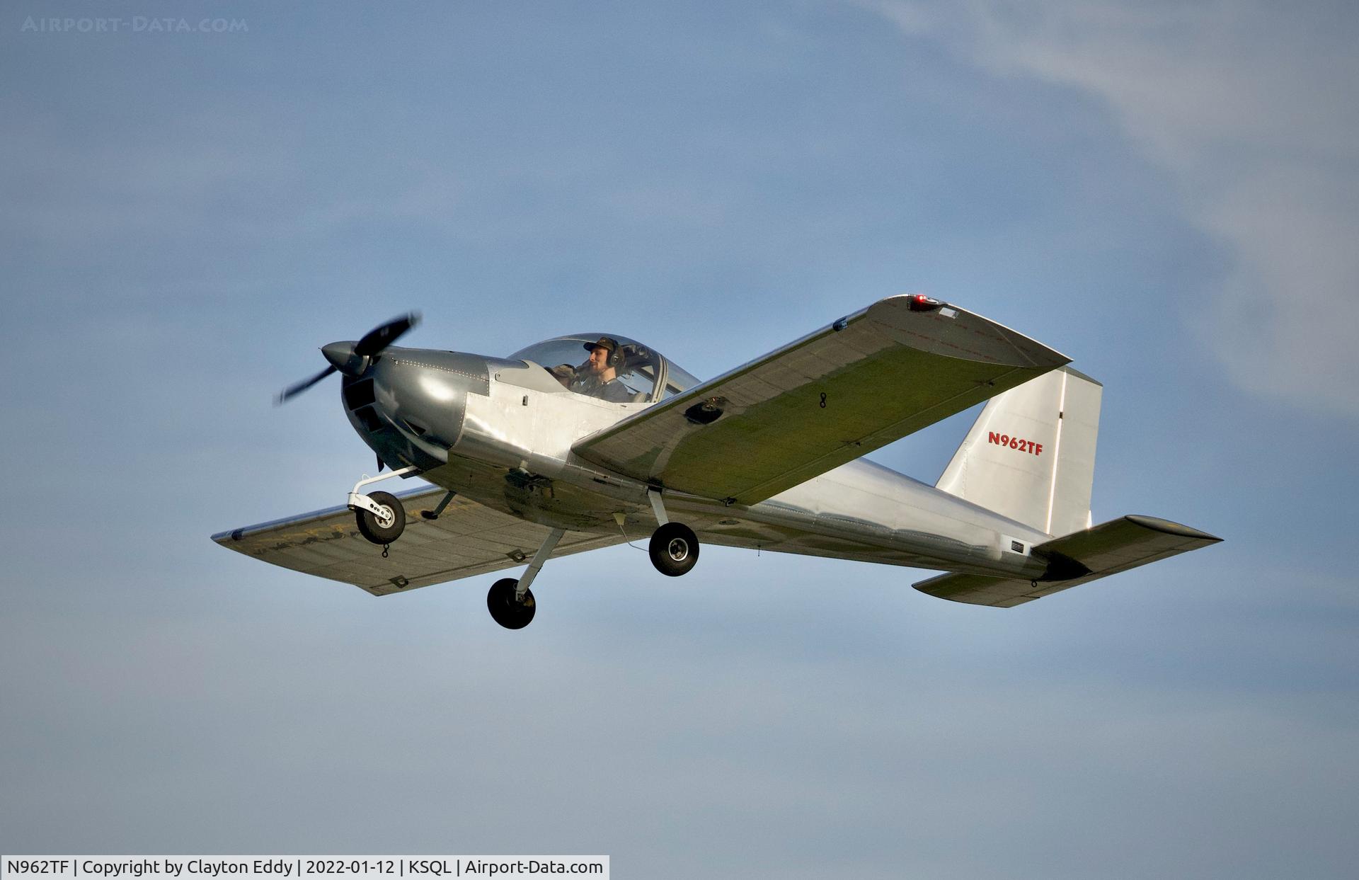 N962TF, 2020 Van's RV-12IS C/N 121033, San Carlos Airport in California 2022.