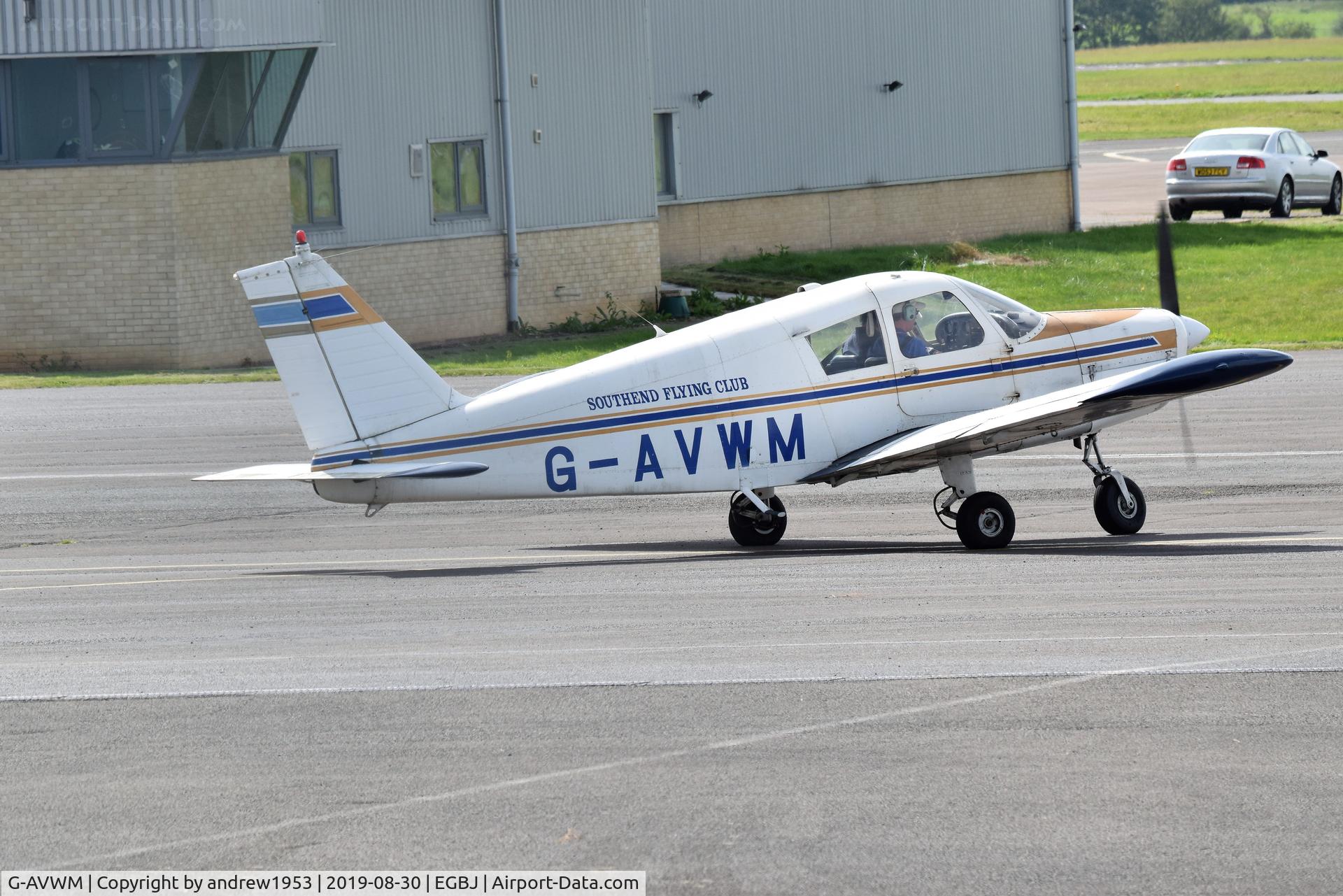 G-AVWM, 1967 Piper PA-28-140 Cherokee C/N 28-24005, G-AVWM at Gloucestershire Airport.