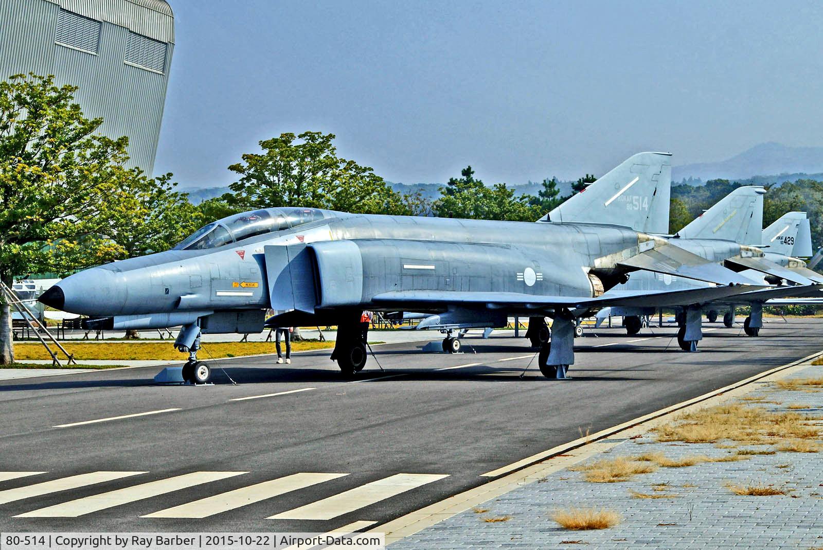 80-514, McDonnell Douglas F-4E Phantom II C/N 3706, 80-514   McDonnell Douglas F-4E Phantom II [3706] (Ex Republic of Korea Air Force / Jeju Aerospace Museum) Jeju Island~HL 22/10/2015