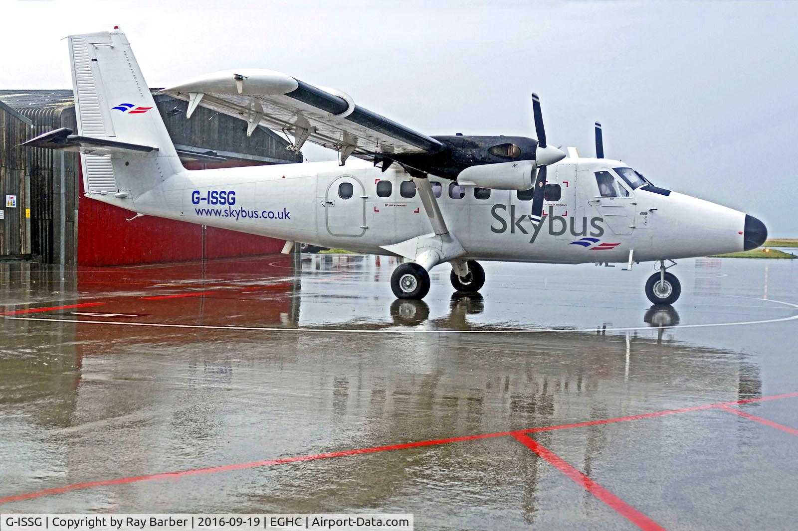 G-ISSG, 1977 De Havilland Canada DHC-6-310 Twin Otter C/N 572, G-ISSG   De Havilland Canada DHC-6-300 Vistaliner [572] (Isles of Scilly Skybus) Lands End-St Just~G 19/09/2016