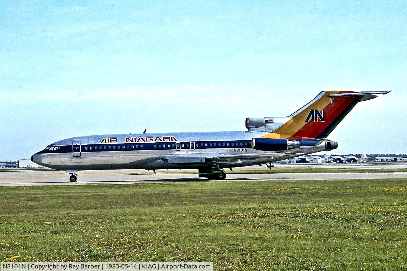 N8101N, 1963 Boeing 727-25 C/N 18252, N8101N   Boeing 727-25 [18252] (Air Niagara Express) Niagara Falls Int~N 14/05/1983