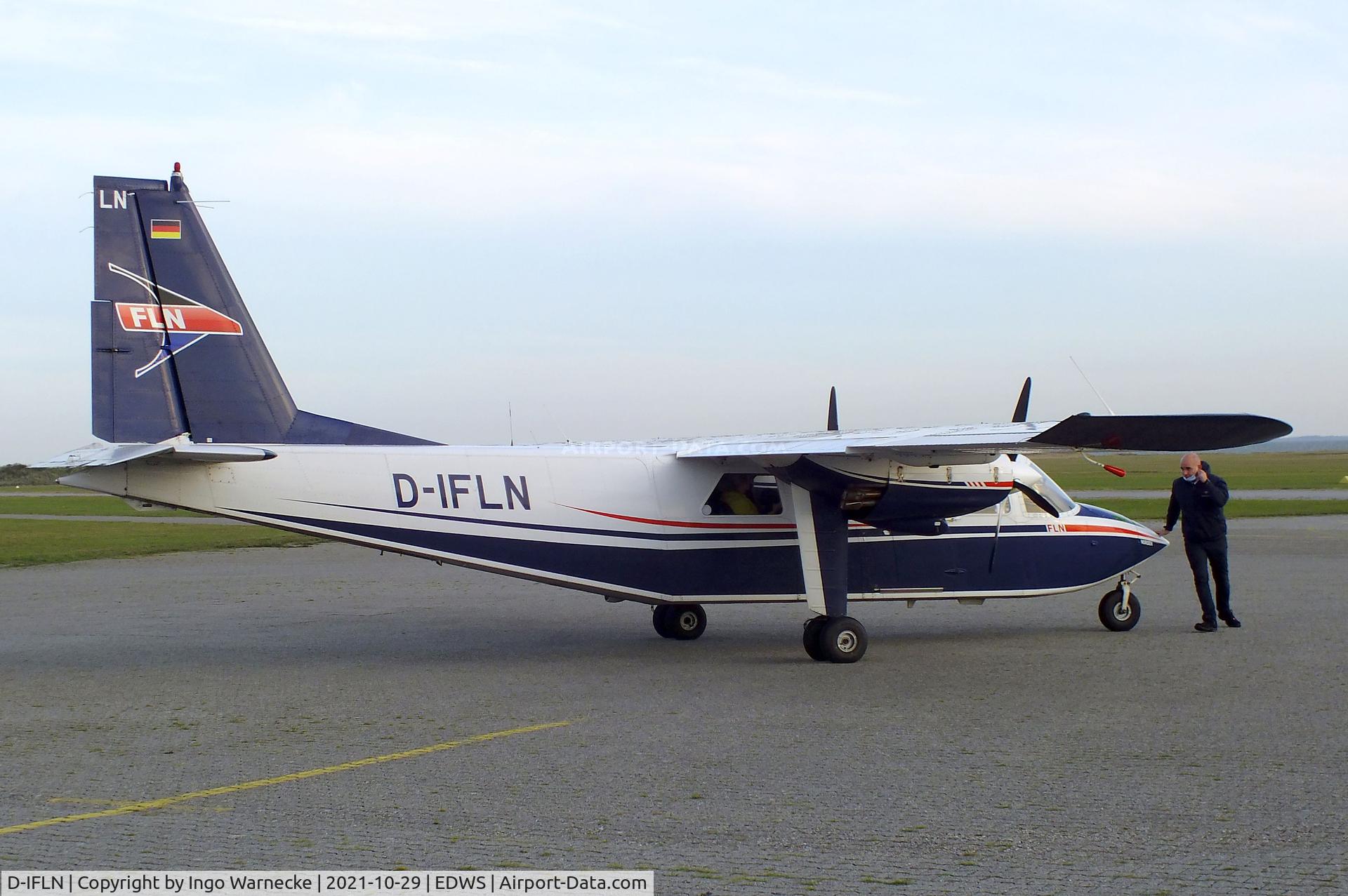 D-IFLN, 2007 Britten-Norman BN-2B-20 Islander C/N 2307, Britten-Norman BN-2B-20 Islander of FLN Frisia Luftverkehr at Norden-Norddeich airfield