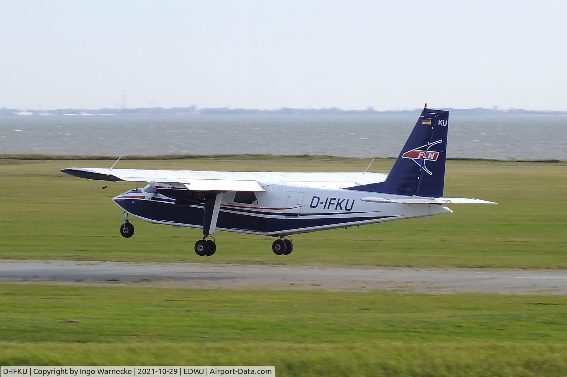 D-IFKU, 1996 Britten-Norman BN-2B-20 Islander C/N 2290, Britten-Norman BN-2B-20 Islander of FLN Frisia Luftverkehr at Juist airfield