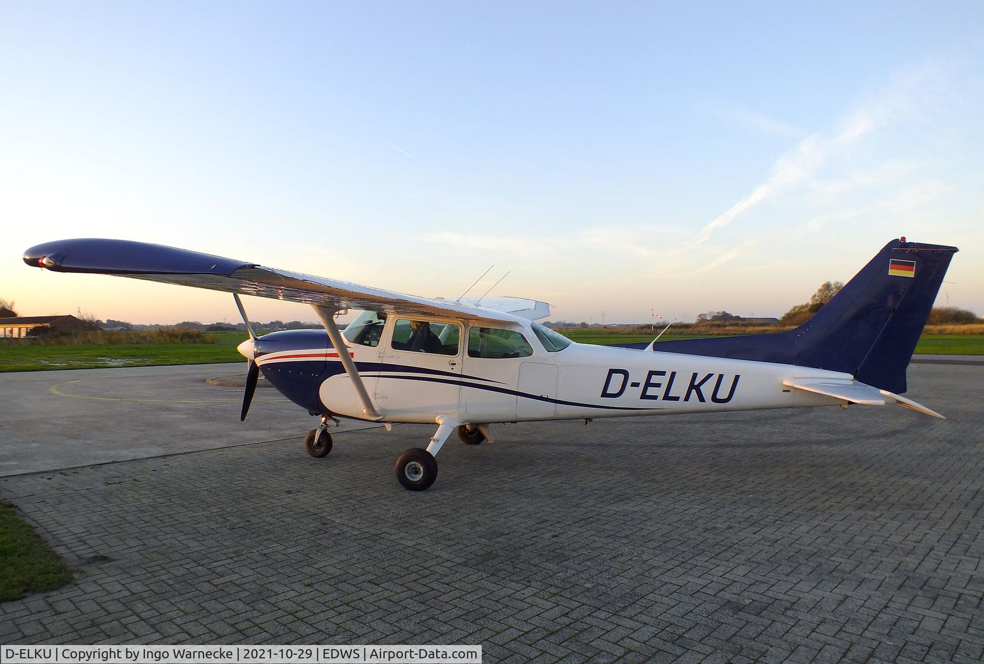 D-ELKU, 1980 Reims FR172K Hawk XP C/N FR17200656, Cessna (Reims)  FR172K Hawk XP at Norden-Norddeich airfield