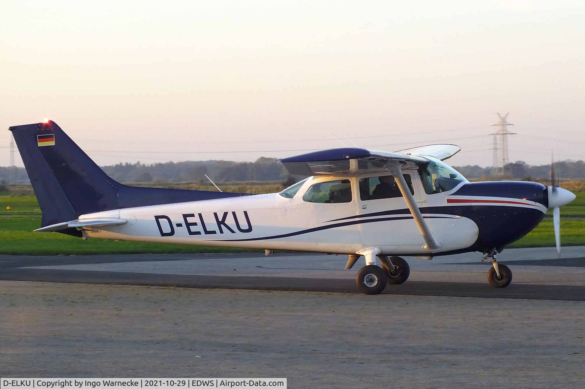 D-ELKU, 1980 Reims FR172K Hawk XP C/N FR17200656, Cessna (Reims)  FR172K Hawk XP at Norden-Norddeich airfield