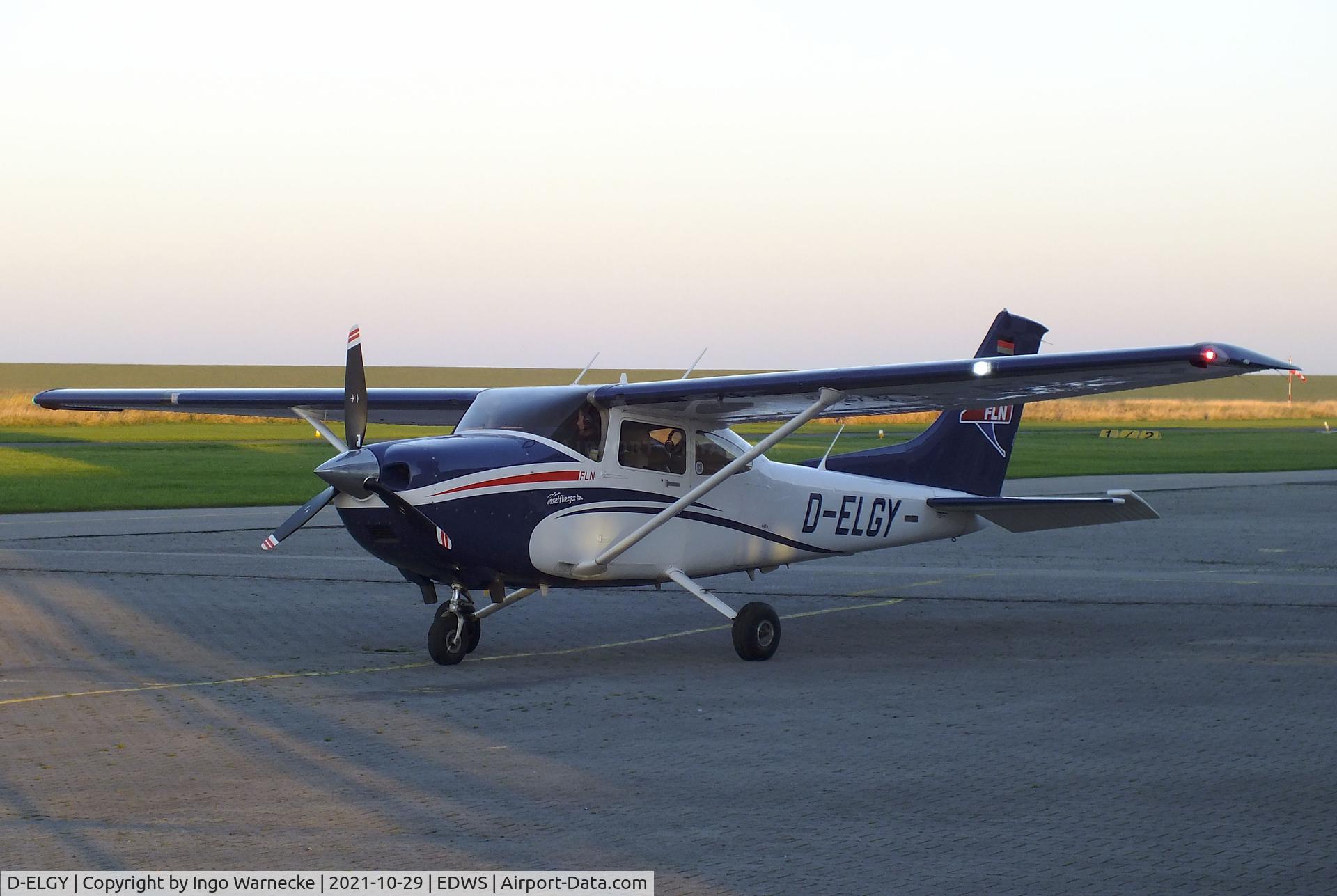 D-ELGY, Cessna 182T Skylane C/N 18282304, Cessna 182T Skylane of FLN Frisia Luftverkehr at Norden-Norddeich airfield