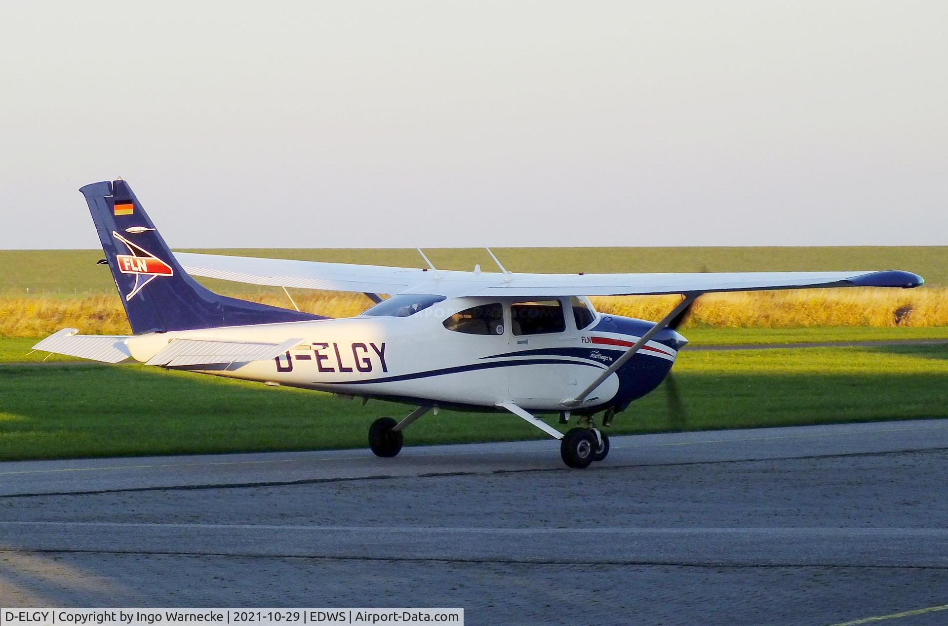 D-ELGY, Cessna 182T Skylane C/N 18282304, Cessna 182T Skylane of FLN Frisia Luftverkehr at Norden-Norddeich airfield