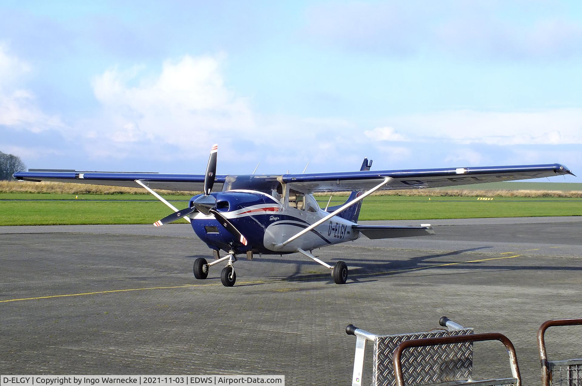 D-ELGY, Cessna 182T Skylane C/N 18282304, Cessna 182T Skylane of FLN Frisia Luftverkehr at Norden-Norddeich airfield