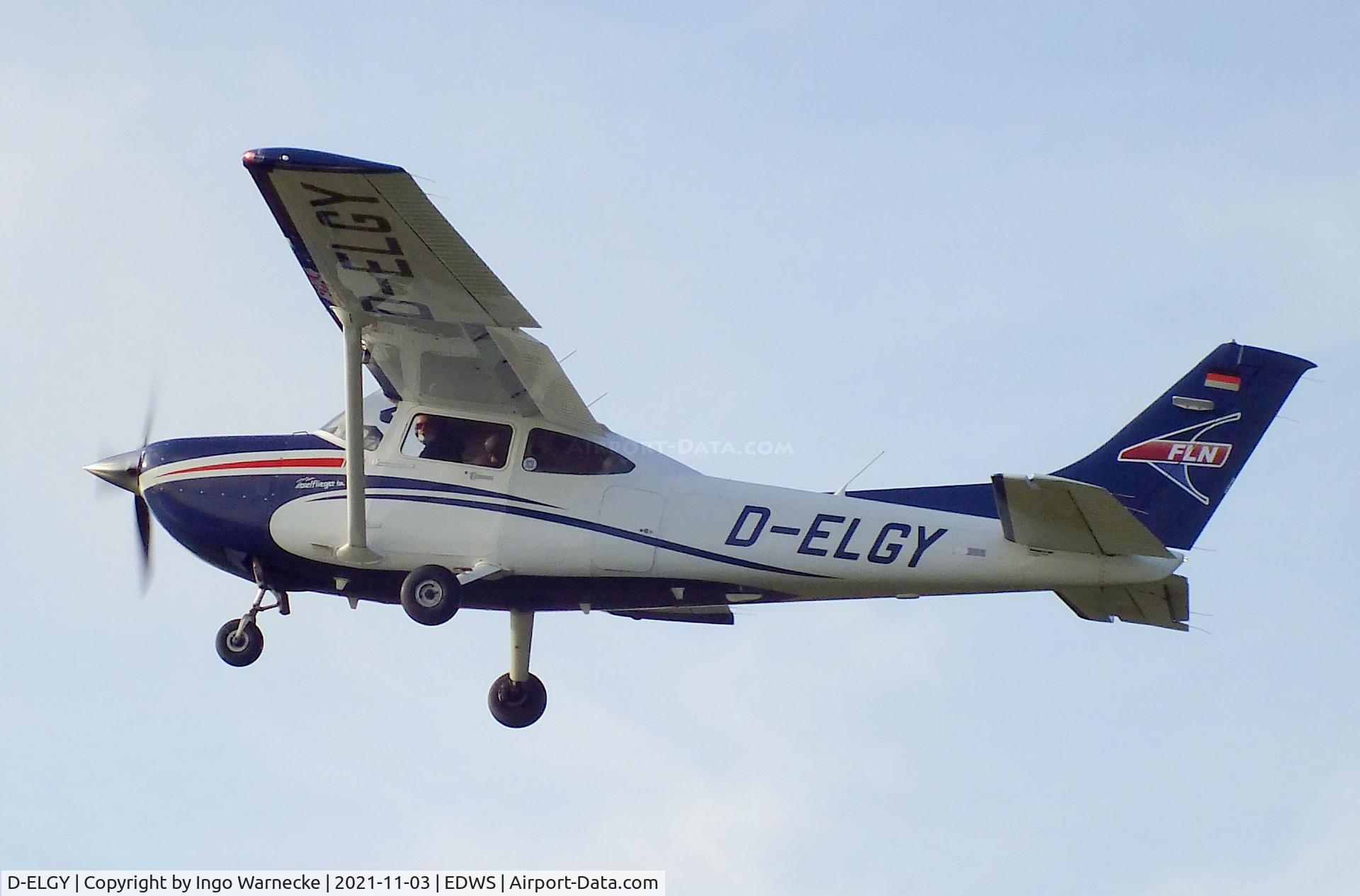 D-ELGY, Cessna 182T Skylane C/N 18282304, Cessna 182T Skylane of FLN Frisia Luftverkehr at Norden-Norddeich airfield