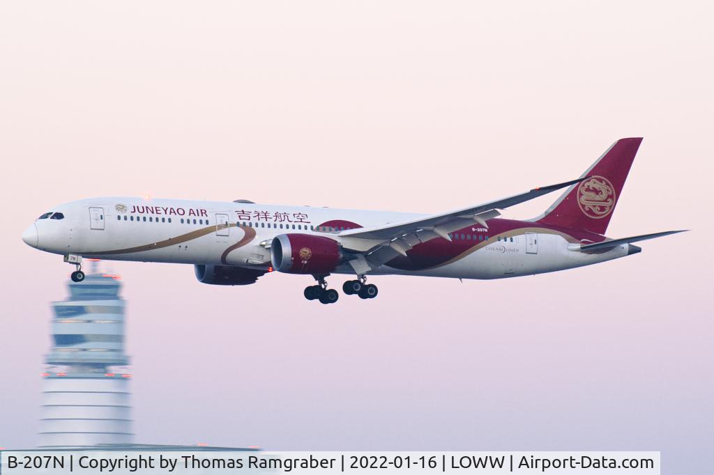 B-207N, 2018 Boeing 787-9 Dreamliner C/N 64313, Juneyao Airlines Boeing 787-9 Dreamliner