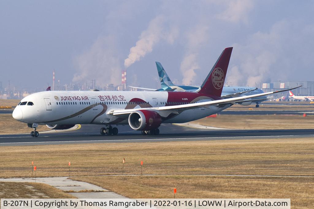 B-207N, 2018 Boeing 787-9 Dreamliner C/N 64313, Juneyao Airlines Boeing 787-9 Dreamliner