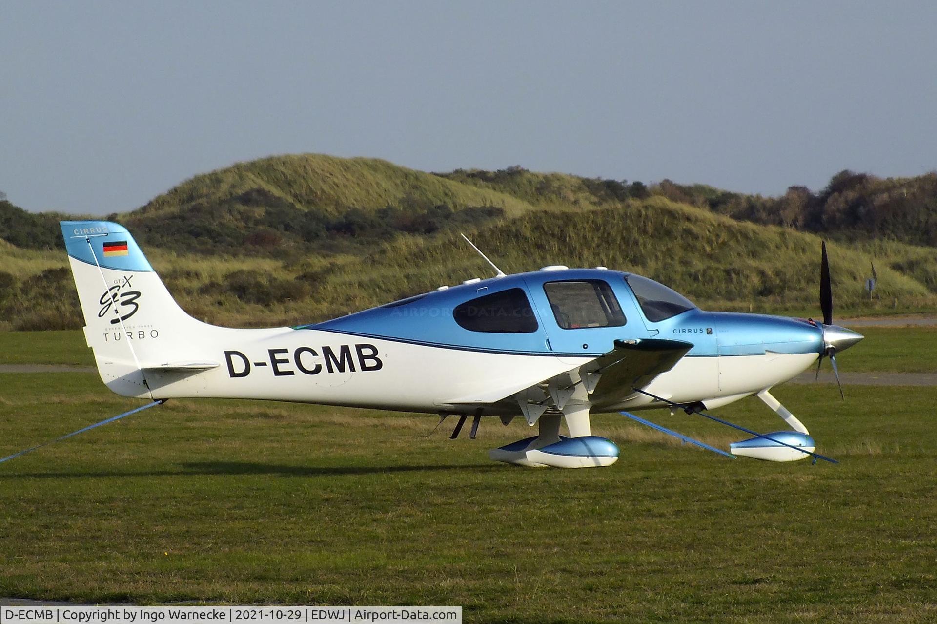 D-ECMB, 2008 Cirrus SR22 G3 GTSX Turbo C/N 2775, Cirrus SR22 G3 GTSX Turbo at Juist airfield