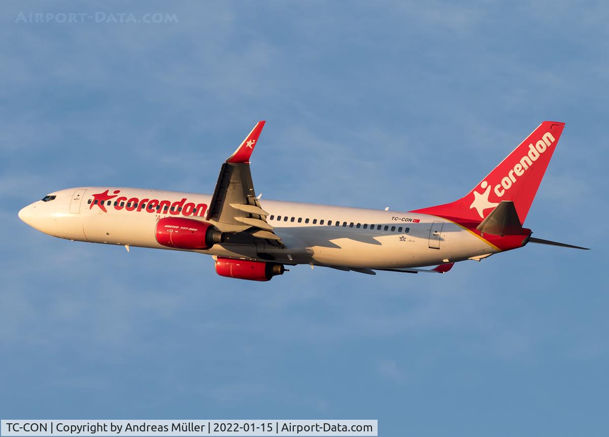 TC-CON, 2011 Boeing 737-81D C/N 39412, Ferry flight to Hurghada.