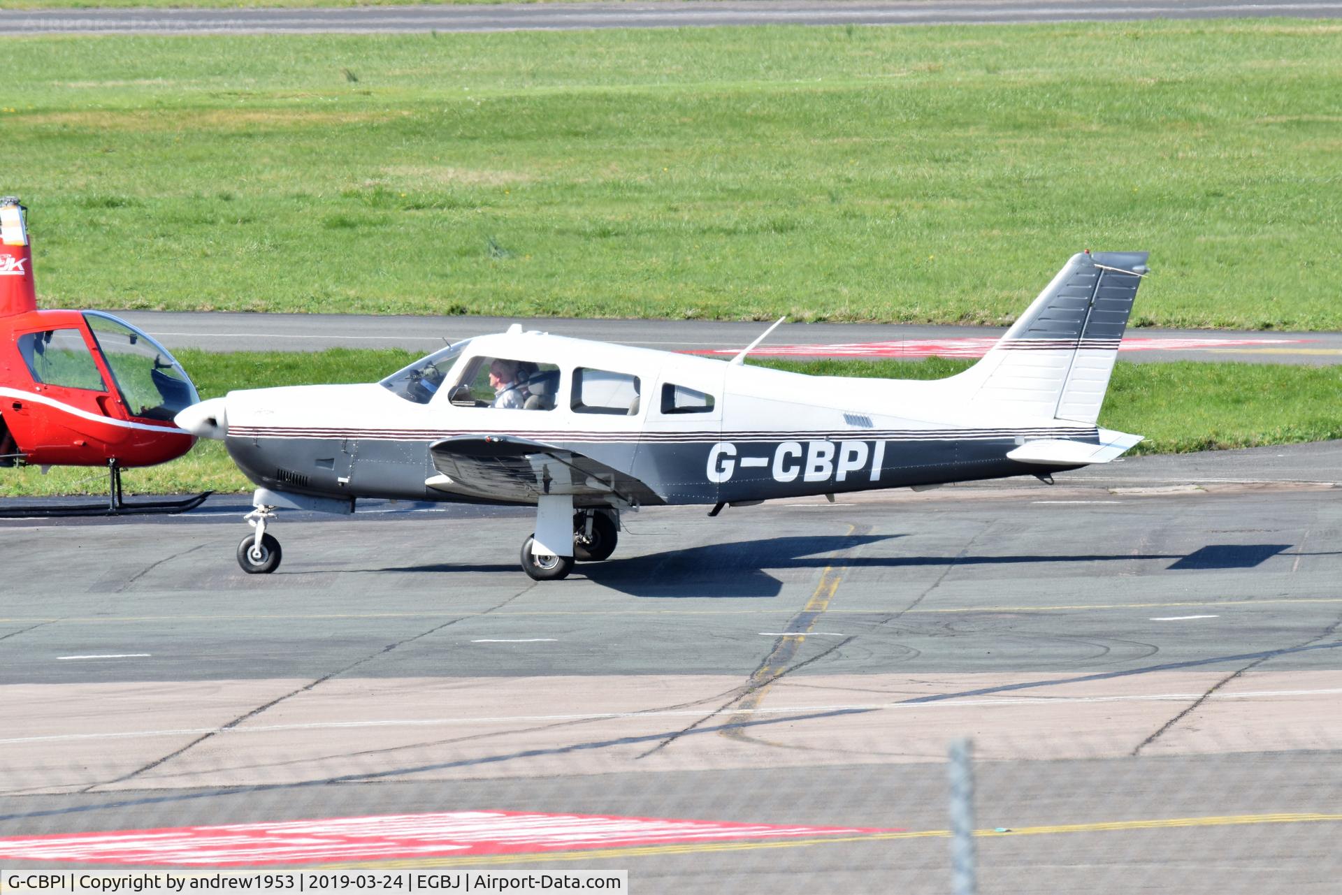 G-CBPI, 2002 Piper PA-28R-201 Cherokee Arrow III C/N 2844073, G-CBPI at Gloucestershire Airport.