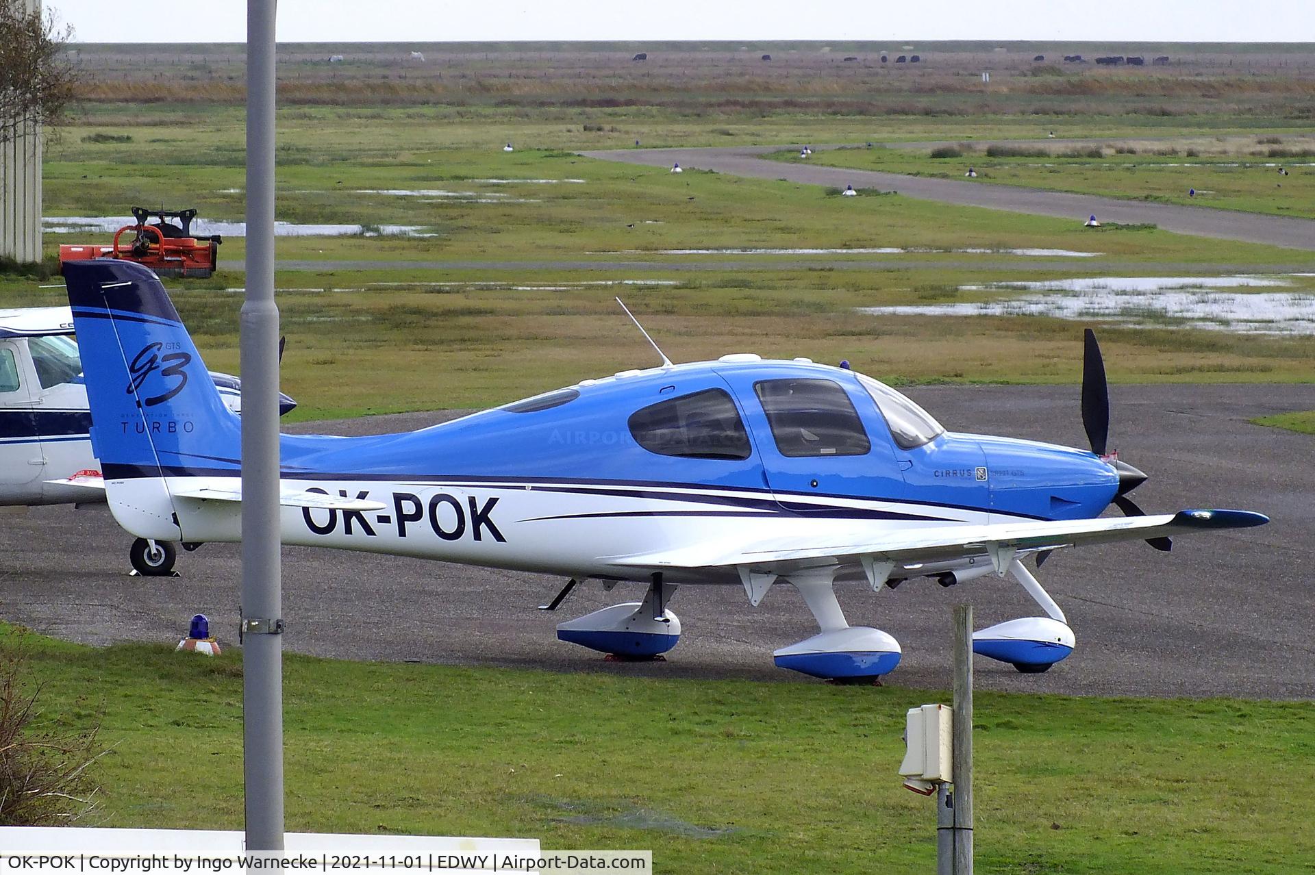 OK-POK, Cirrus SR22 G3 GTSX Turbo C/N 2736, Cirrus SR22 G3 GTSX Turbo at Norderney airfield