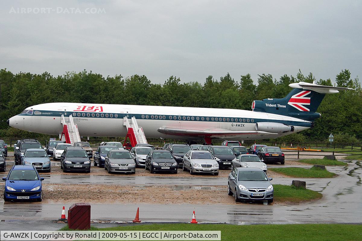G-AWZK, 1971 Hawker Siddeley HS-121 Trident 3B-101 C/N 2312, at man