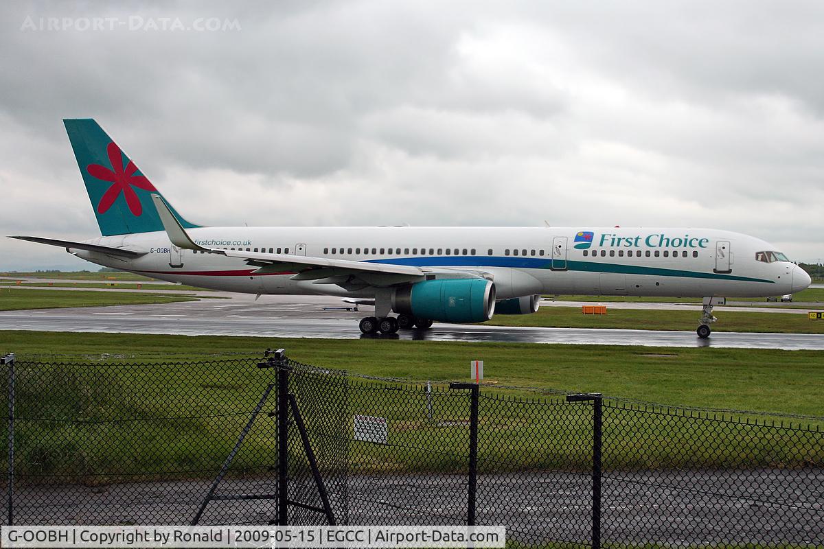 G-OOBH, 1999 Boeing 757-236 C/N 29944, at man