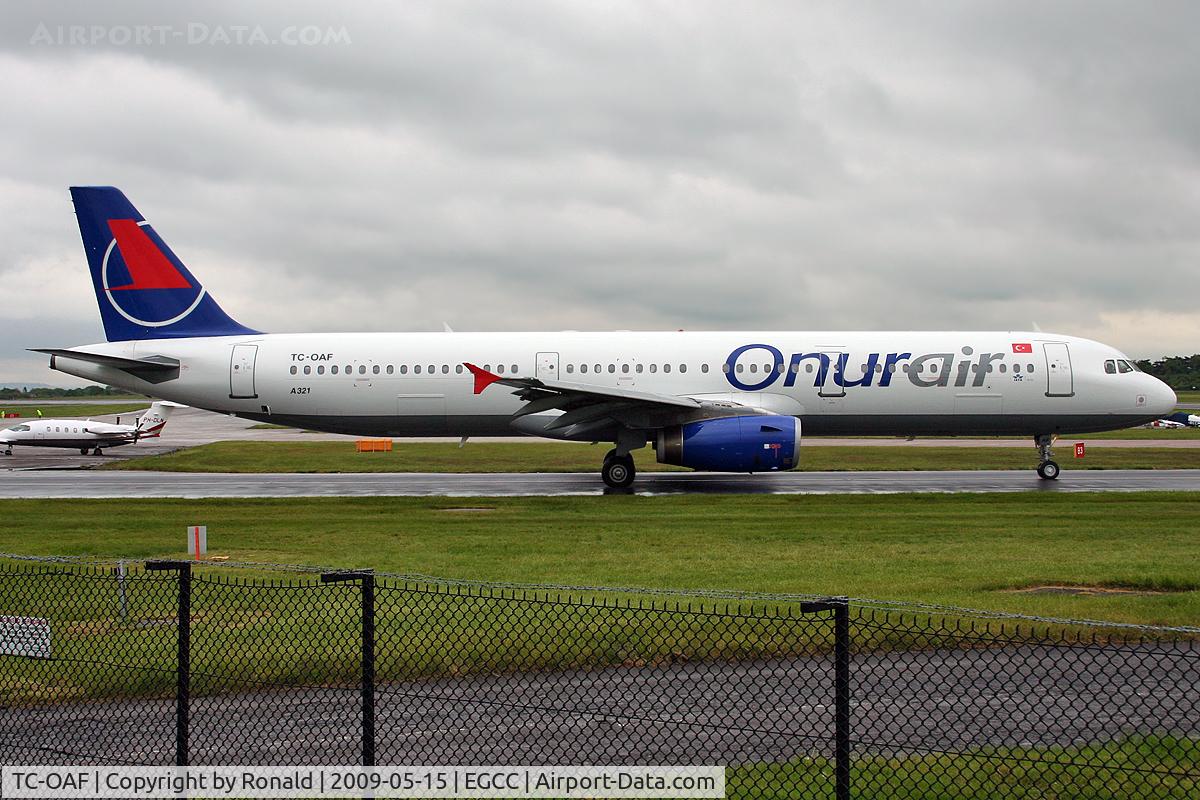 TC-OAF, 1997 Airbus A321-231 C/N 668, at man