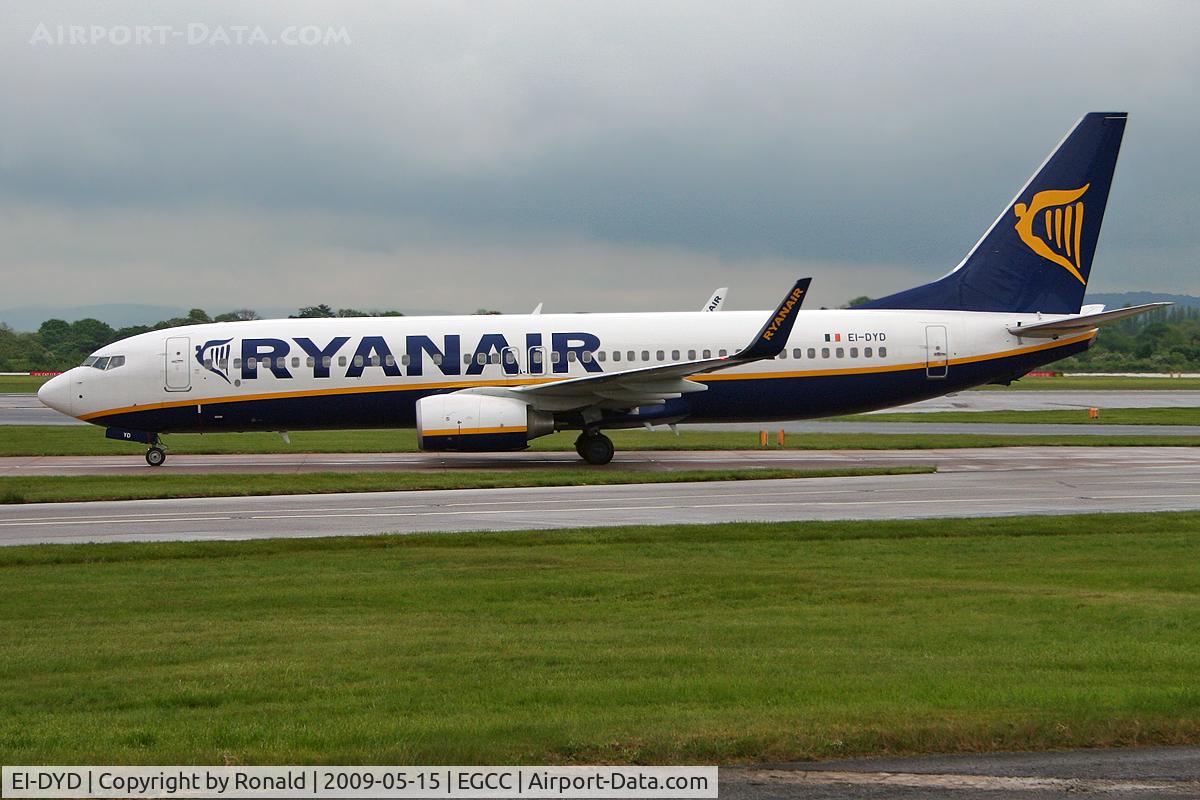 EI-DYD, 2008 Boeing 737-8AS C/N 33632, at man