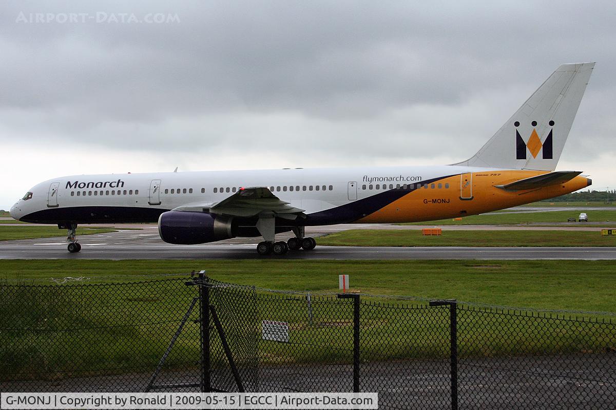 G-MONJ, 1988 Boeing 757-2T7 C/N 24104, at man