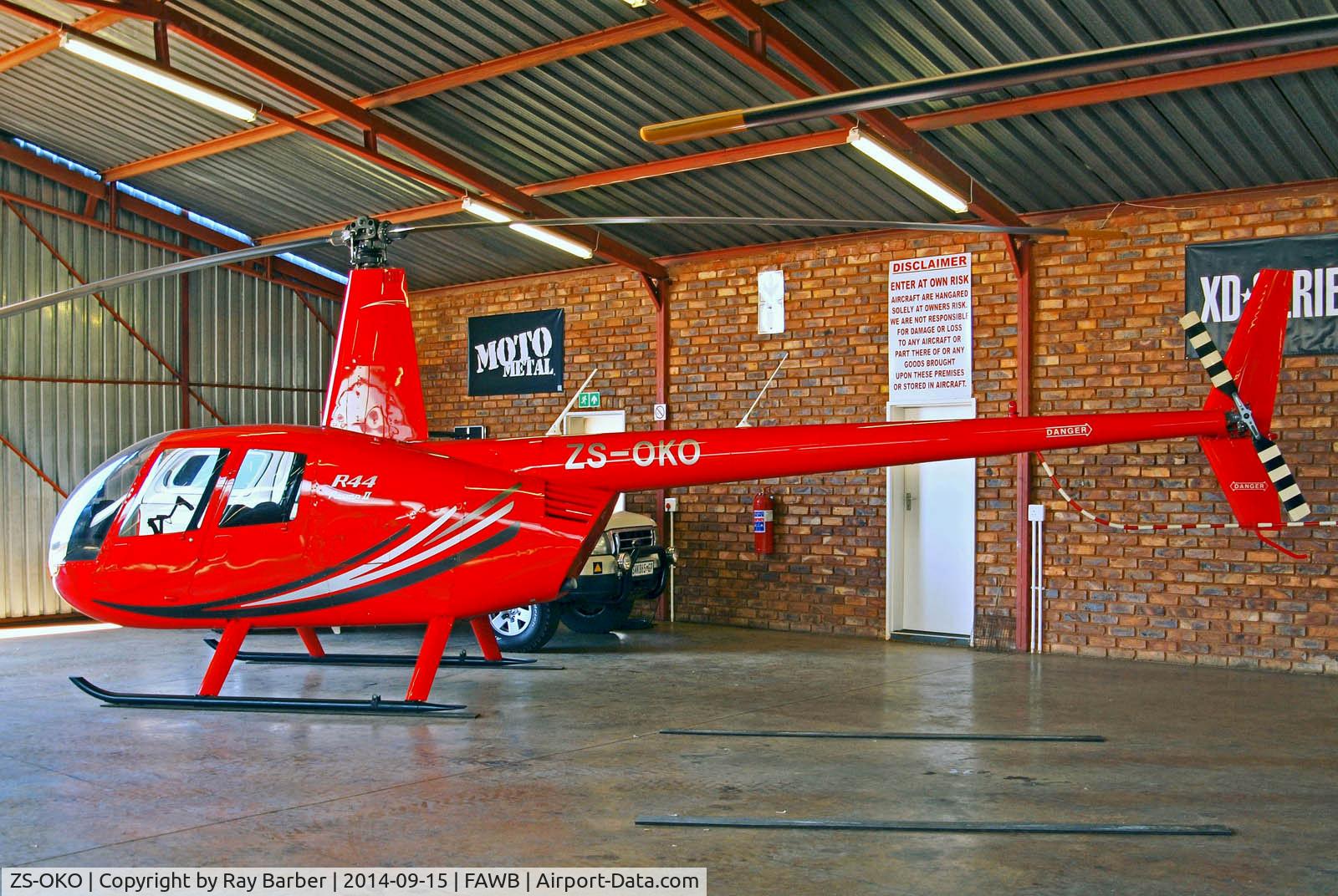 ZS-OKO, 2006 Robinson R44 Raven II C/N 11204, ZS-OKO   Robinson R-44 Raven II [11204] Pretoria-Wonderboom~ZS 15/09/2014