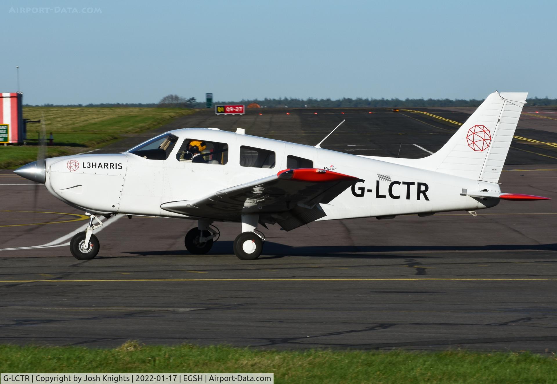 G-LCTR, 2019 Piper PA-28-181 Cherokee Archer III C/N 28-81276, Arriving at SaxonAir.